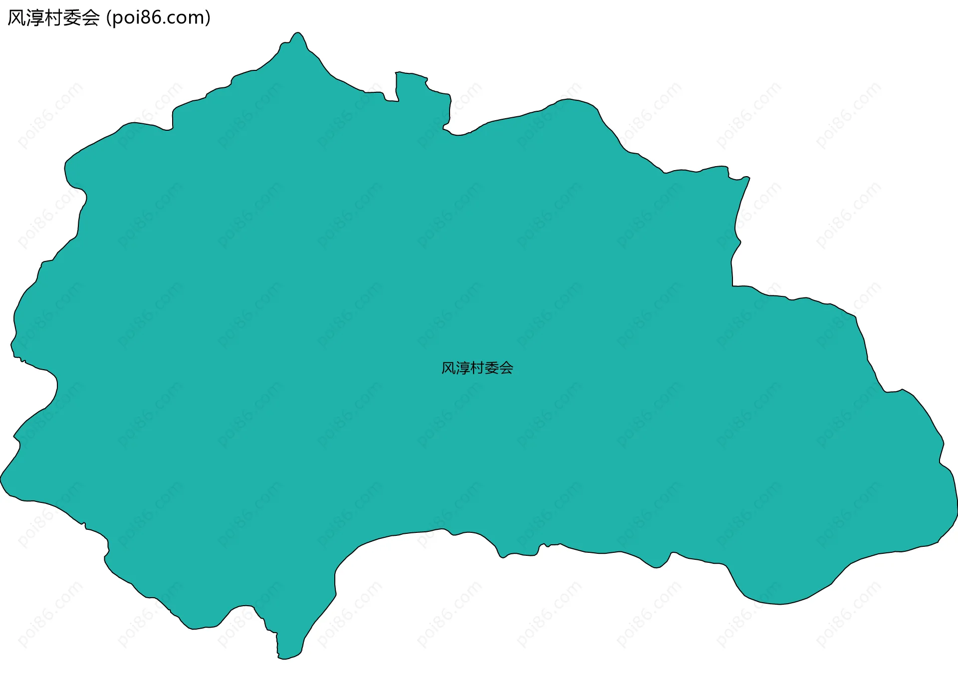 风淳村委会边界地图