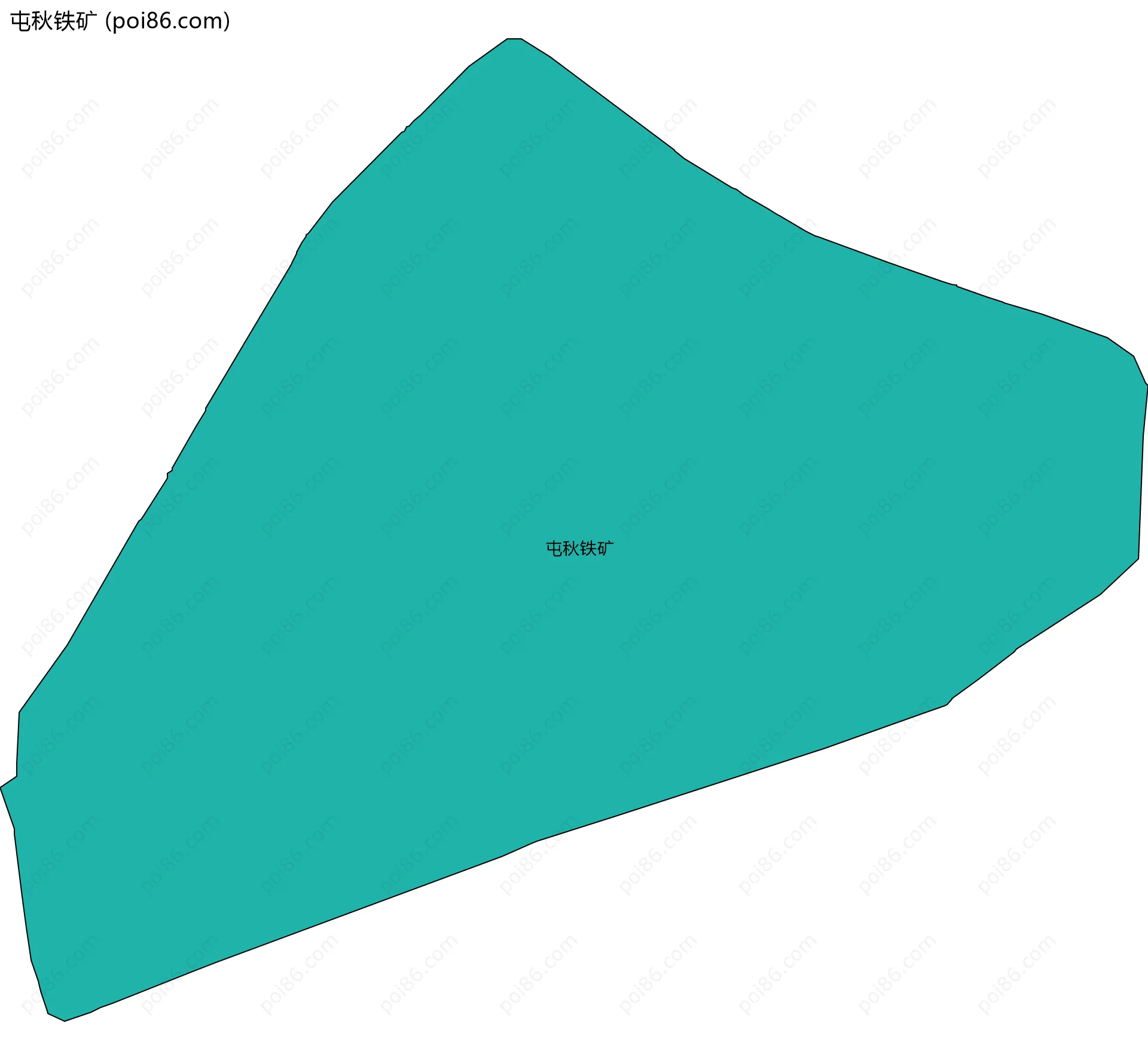 屯秋铁矿边界地图