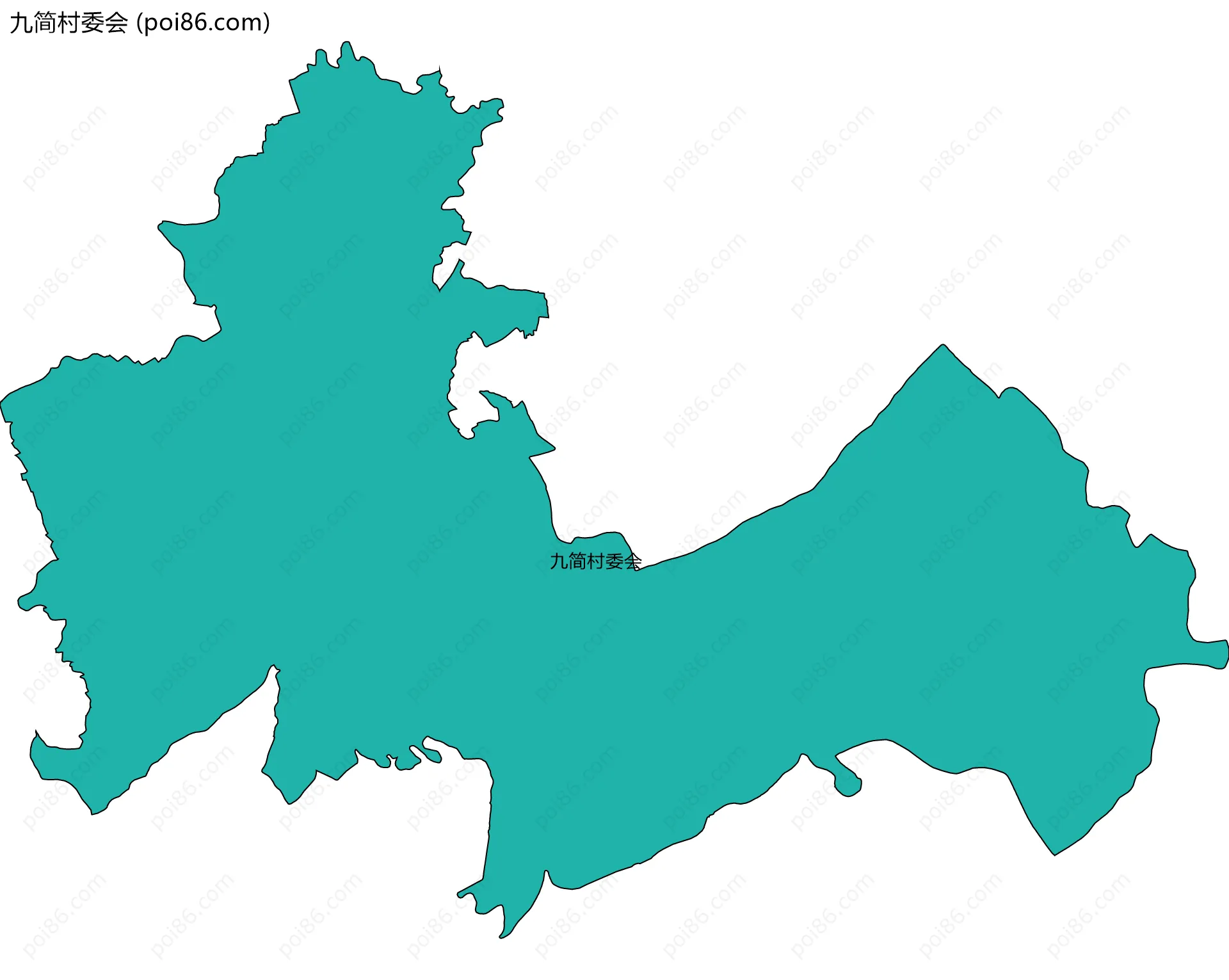 九简村委会边界地图