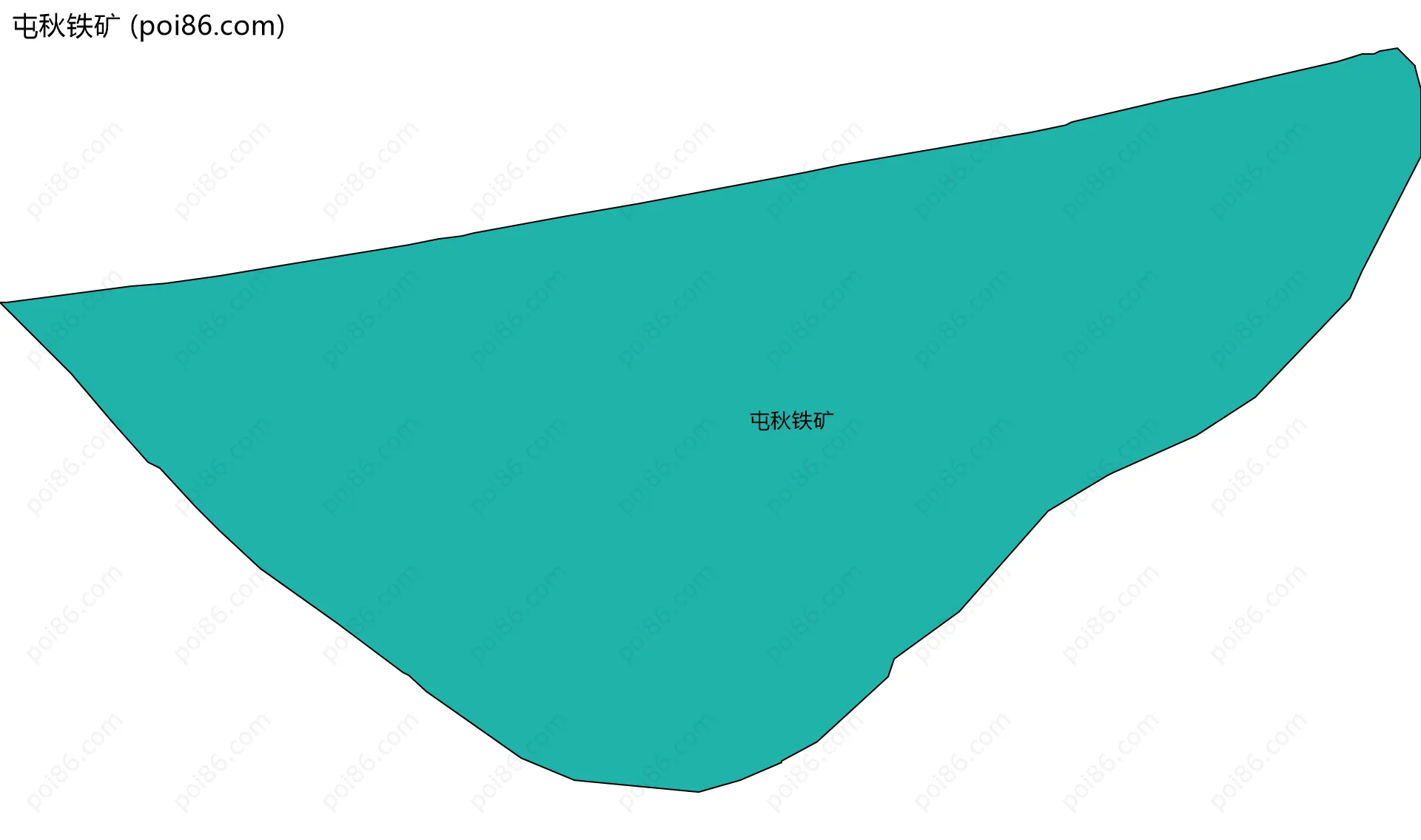 屯秋铁矿边界地图