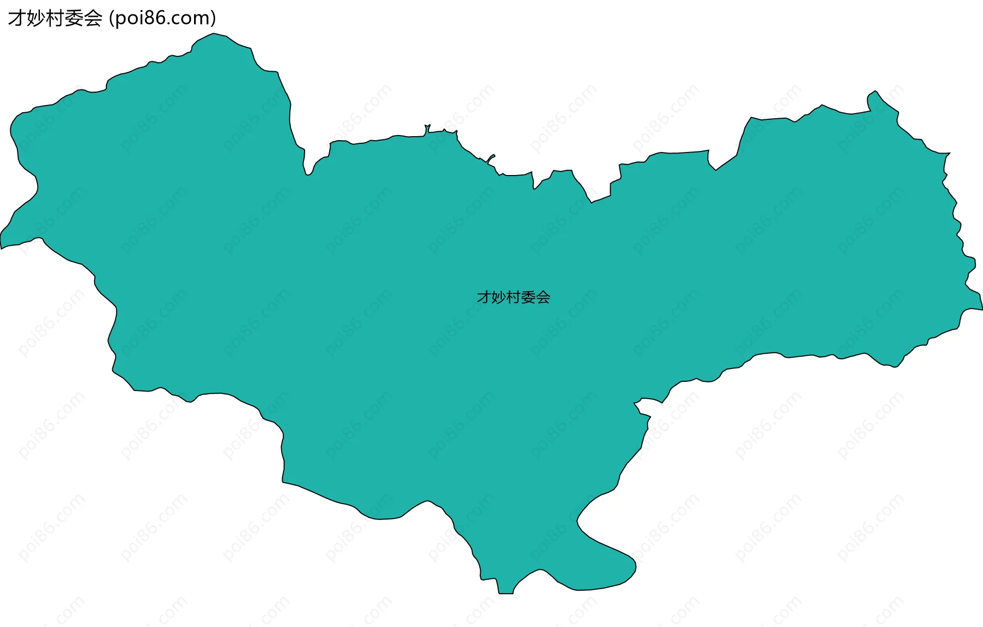 才妙村委会边界地图