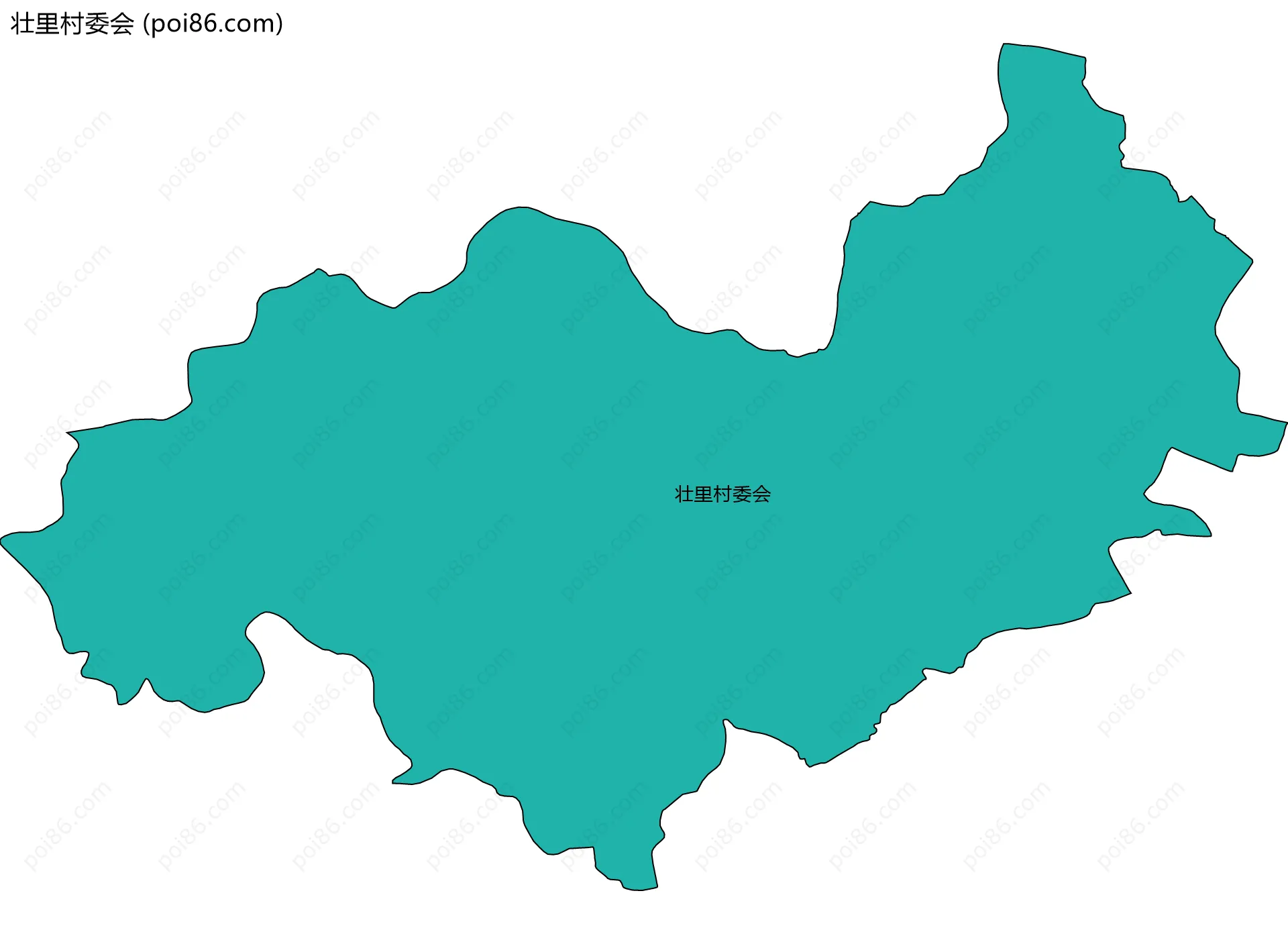 壮里村委会边界地图