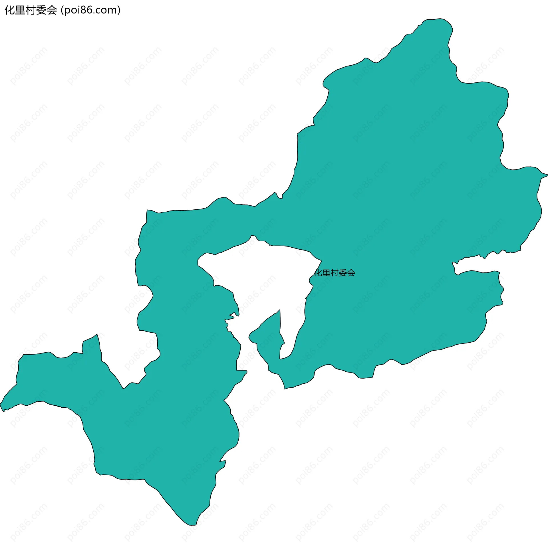 化里村委会边界地图