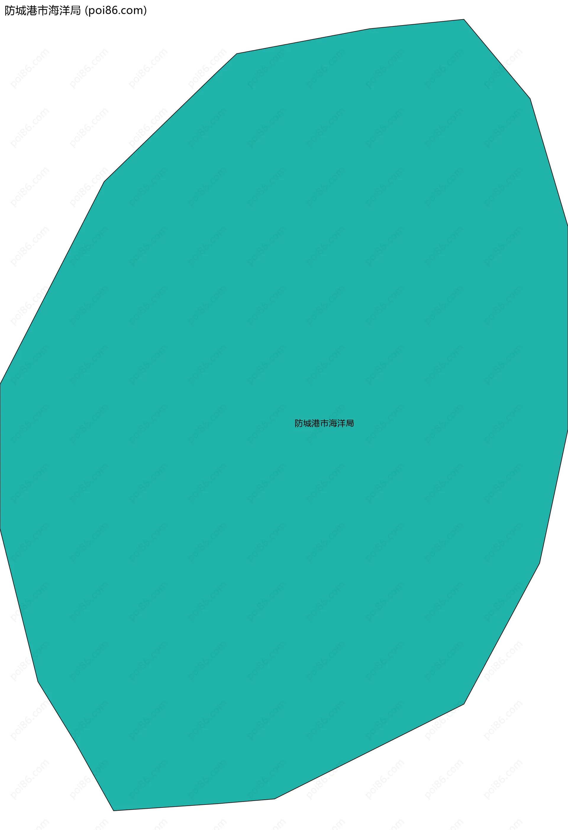 防城港市海洋局边界地图