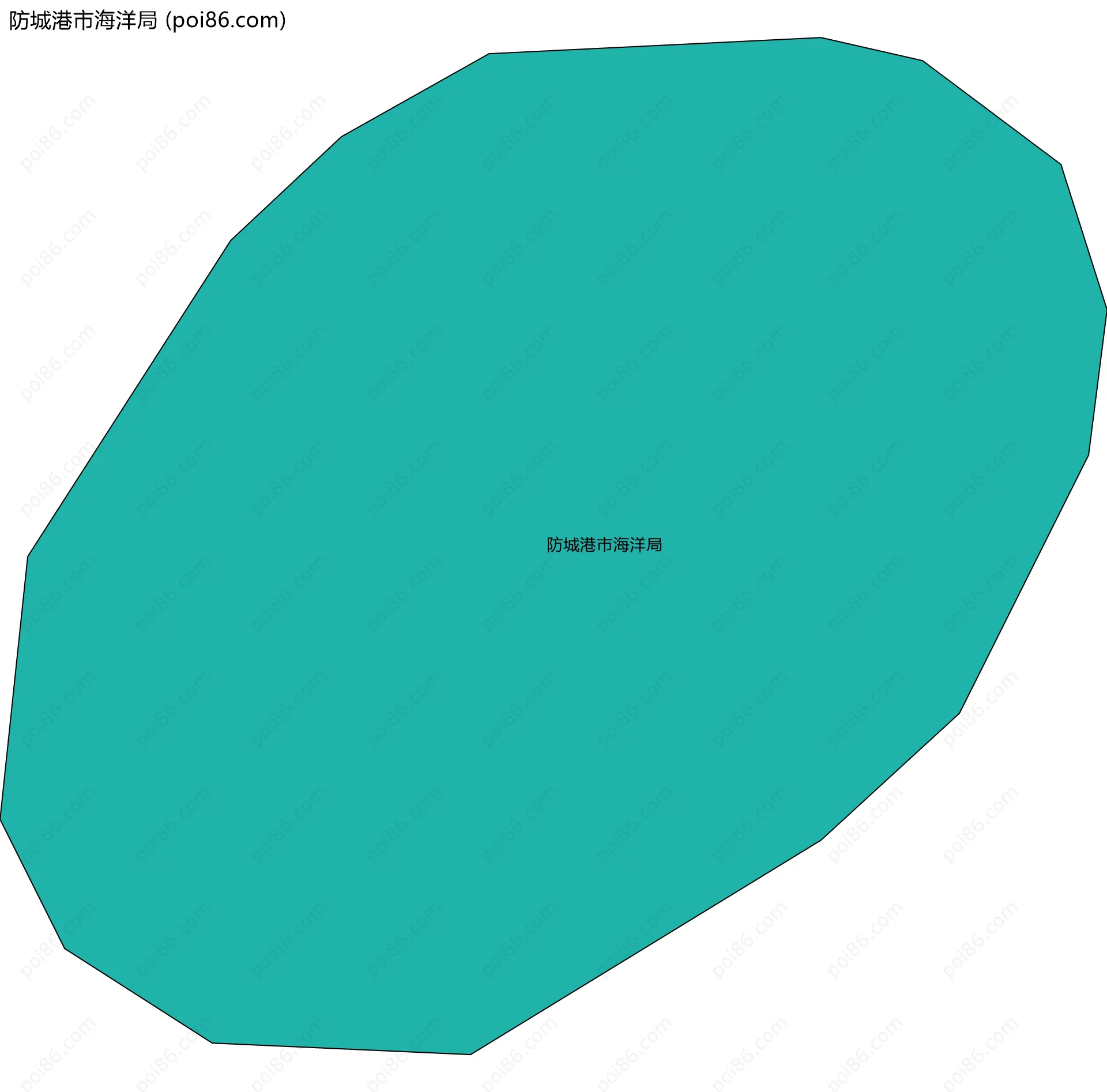 防城港市海洋局边界地图
