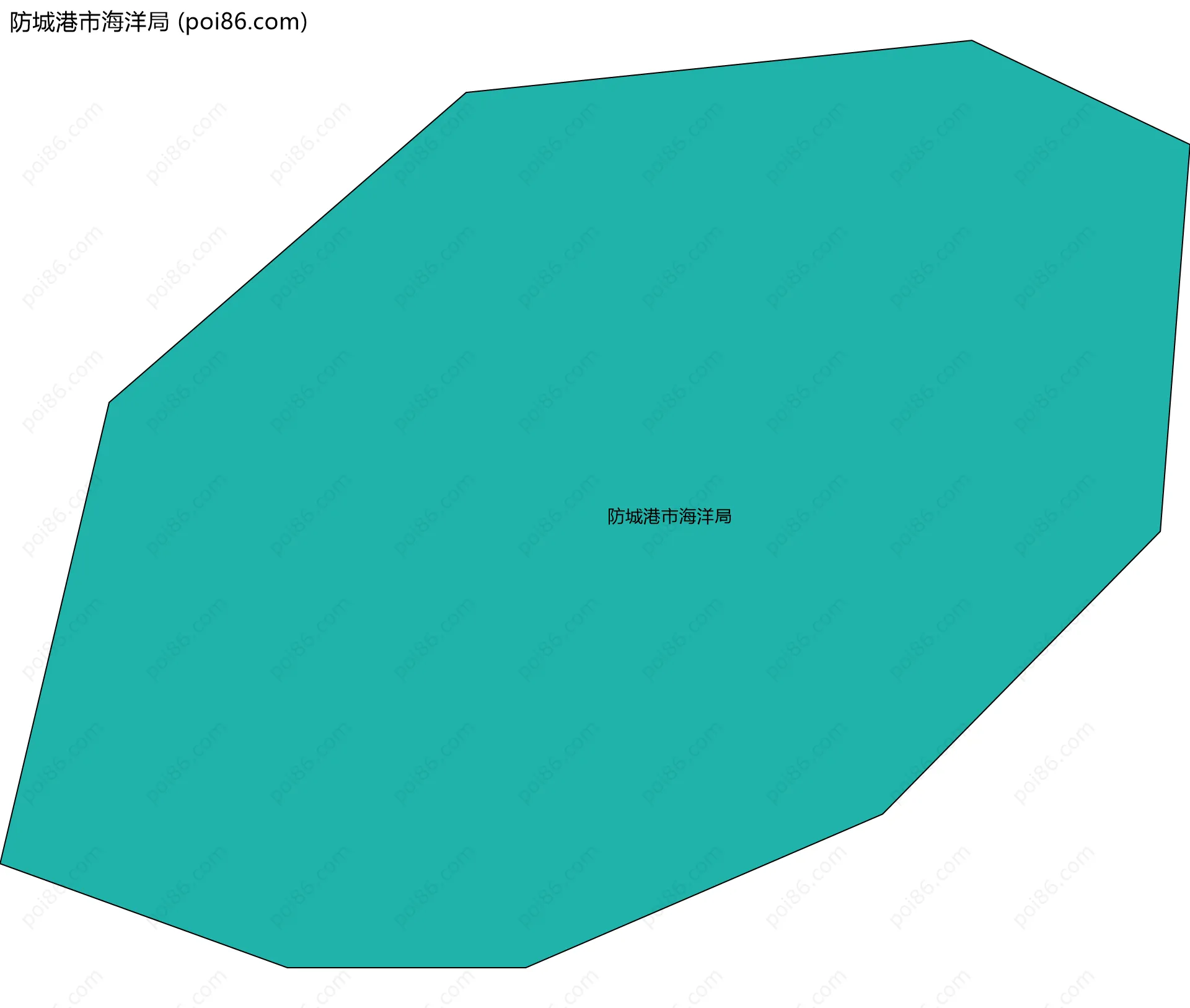 防城港市海洋局边界地图