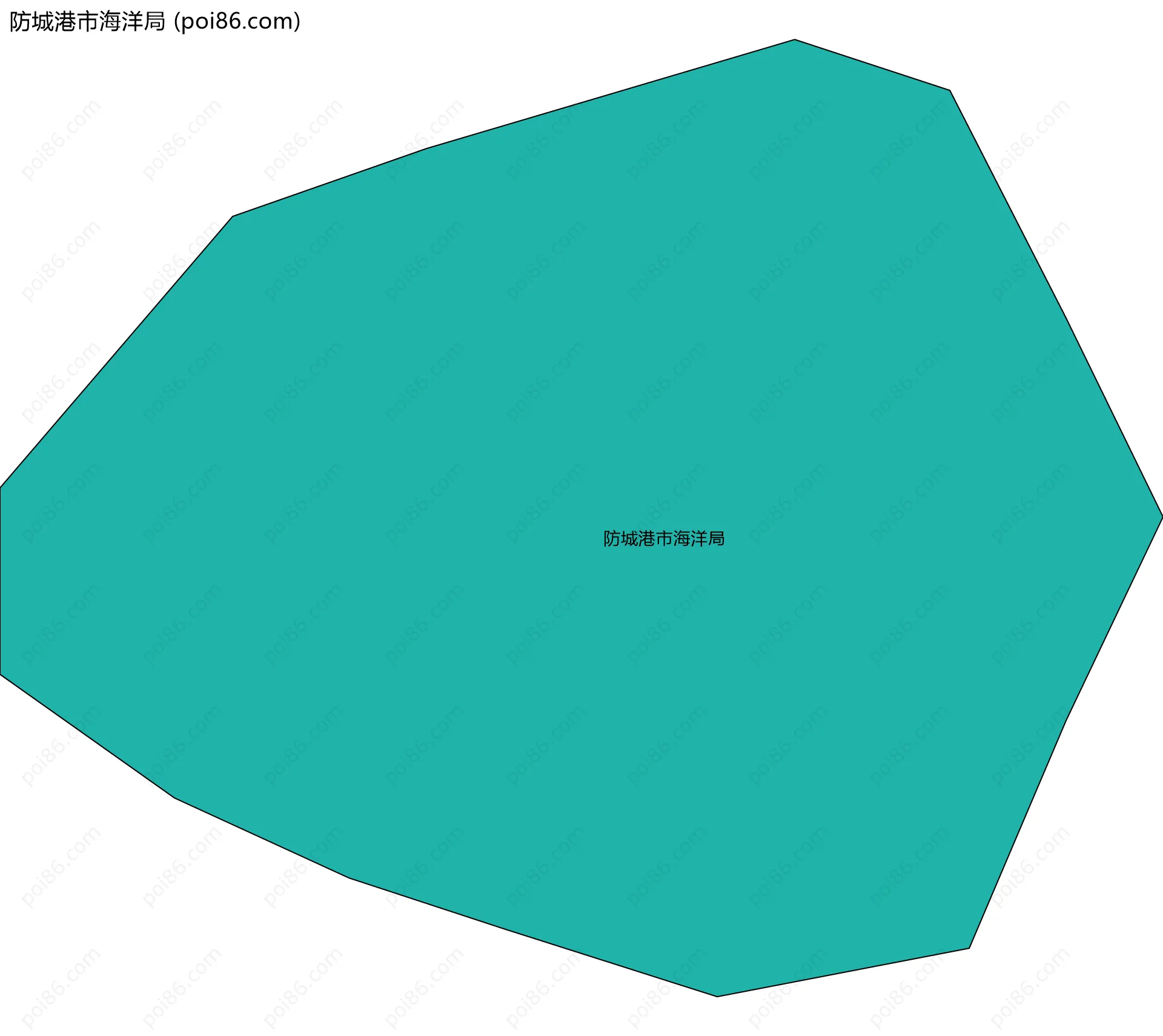 防城港市海洋局边界地图