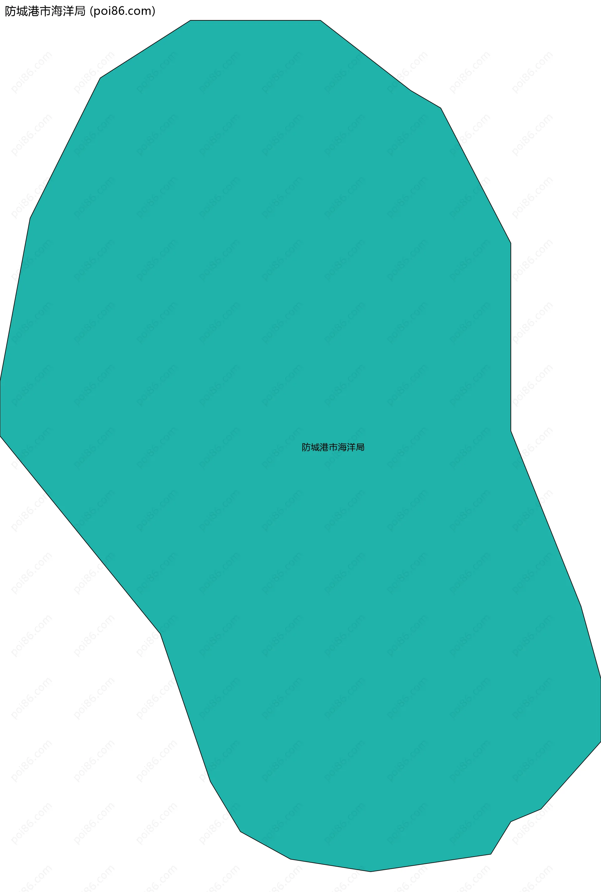 防城港市海洋局边界地图