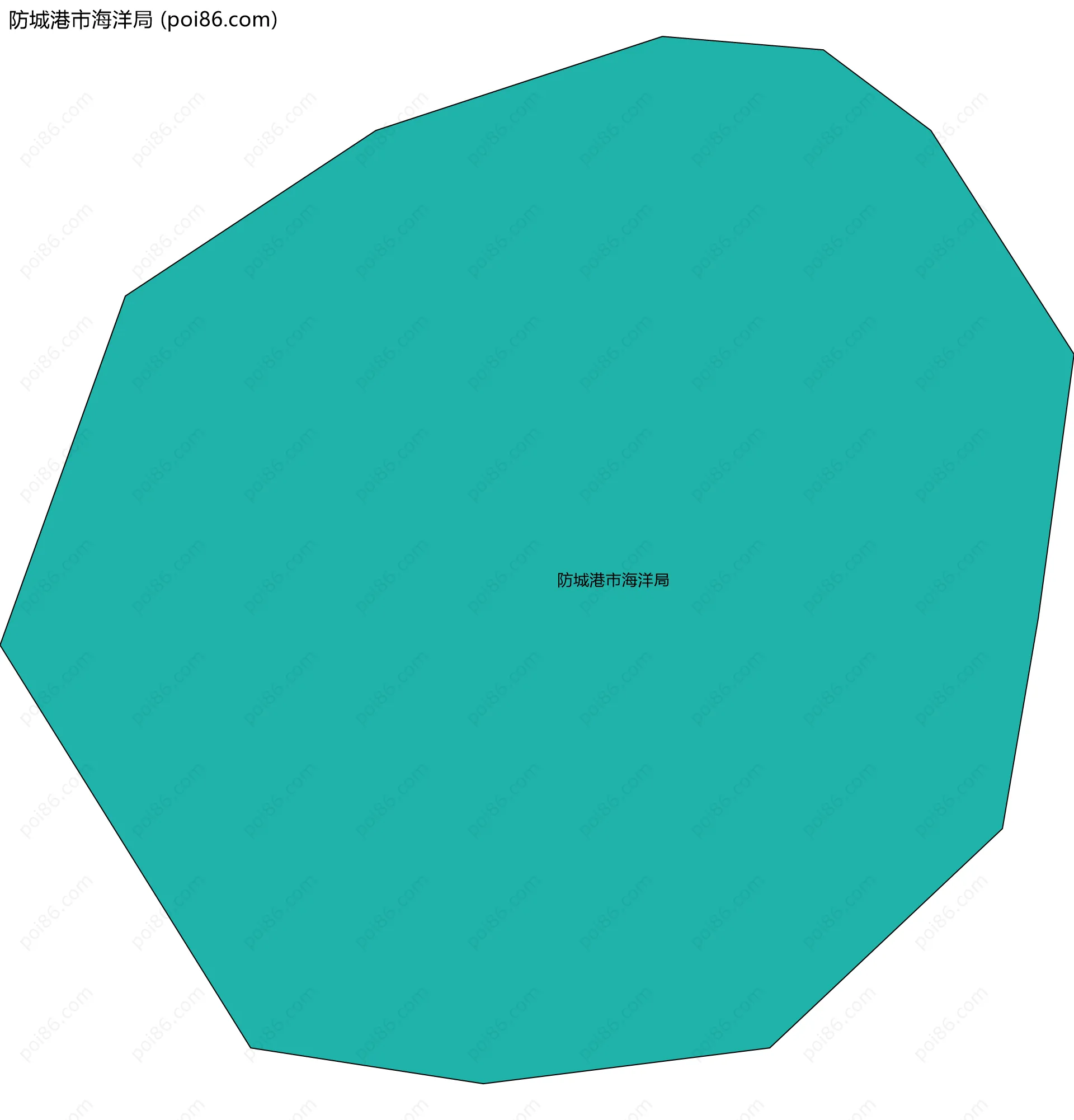 防城港市海洋局边界地图