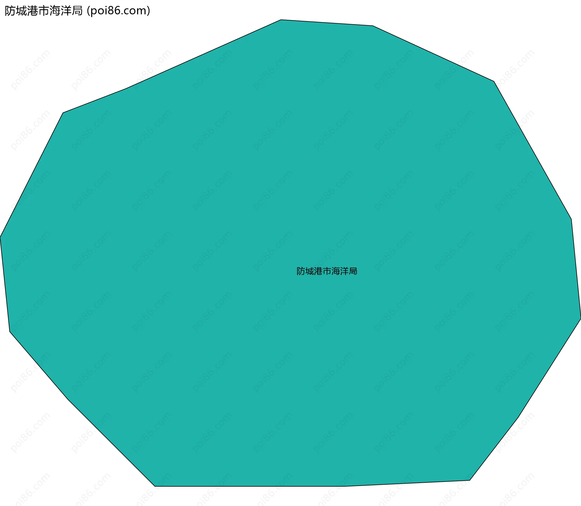 防城港市海洋局边界地图