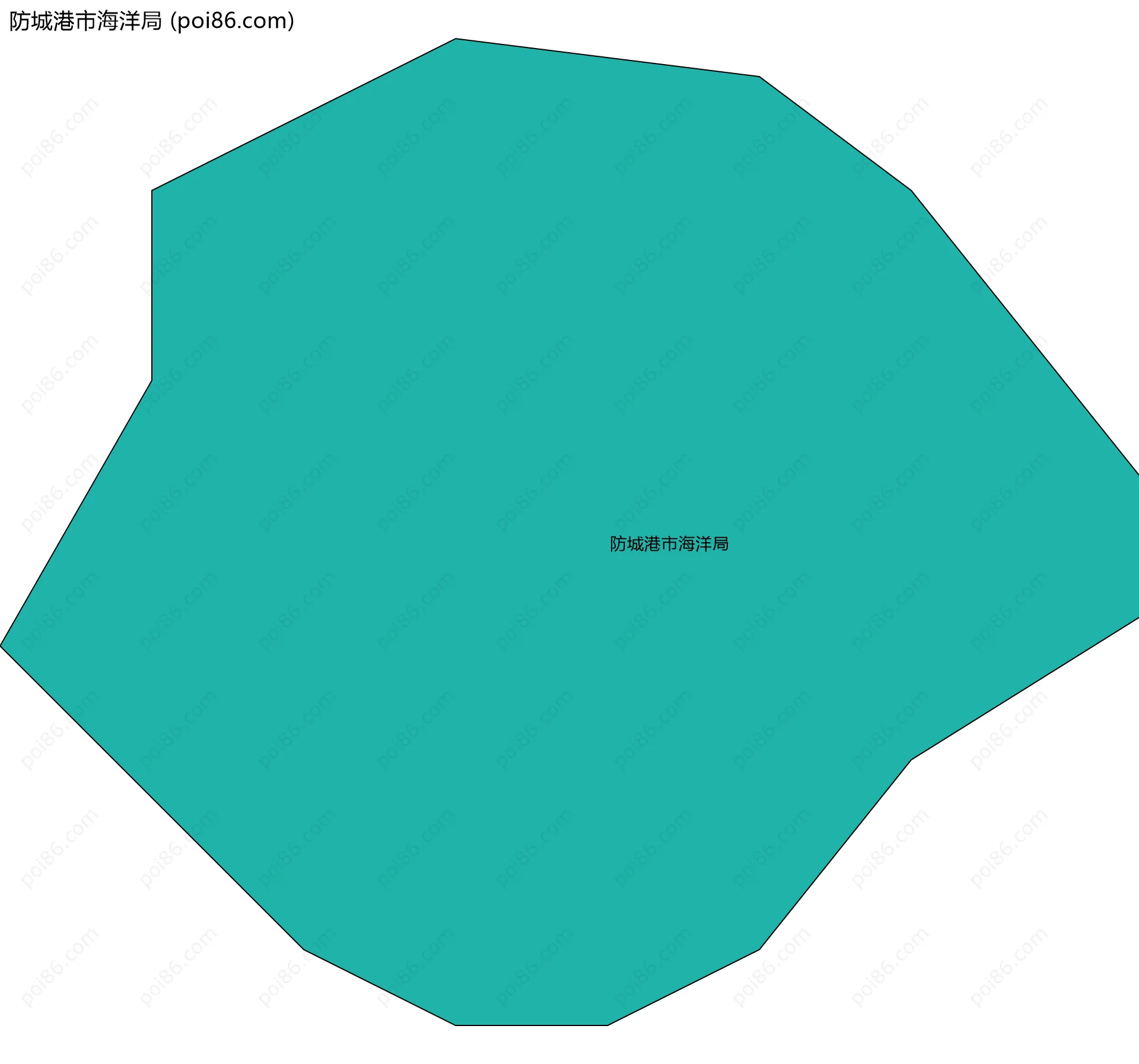 防城港市海洋局边界地图