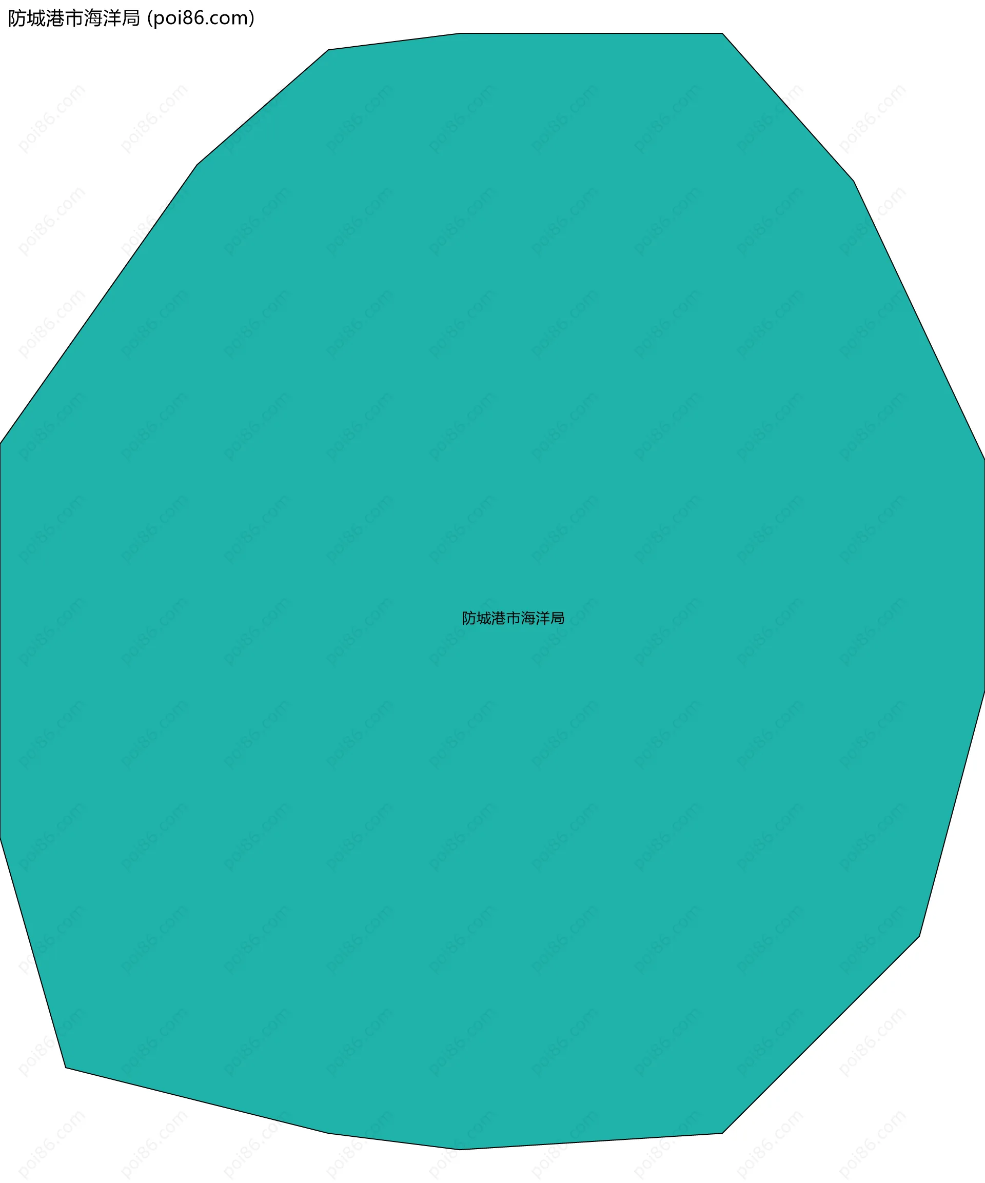 防城港市海洋局边界地图