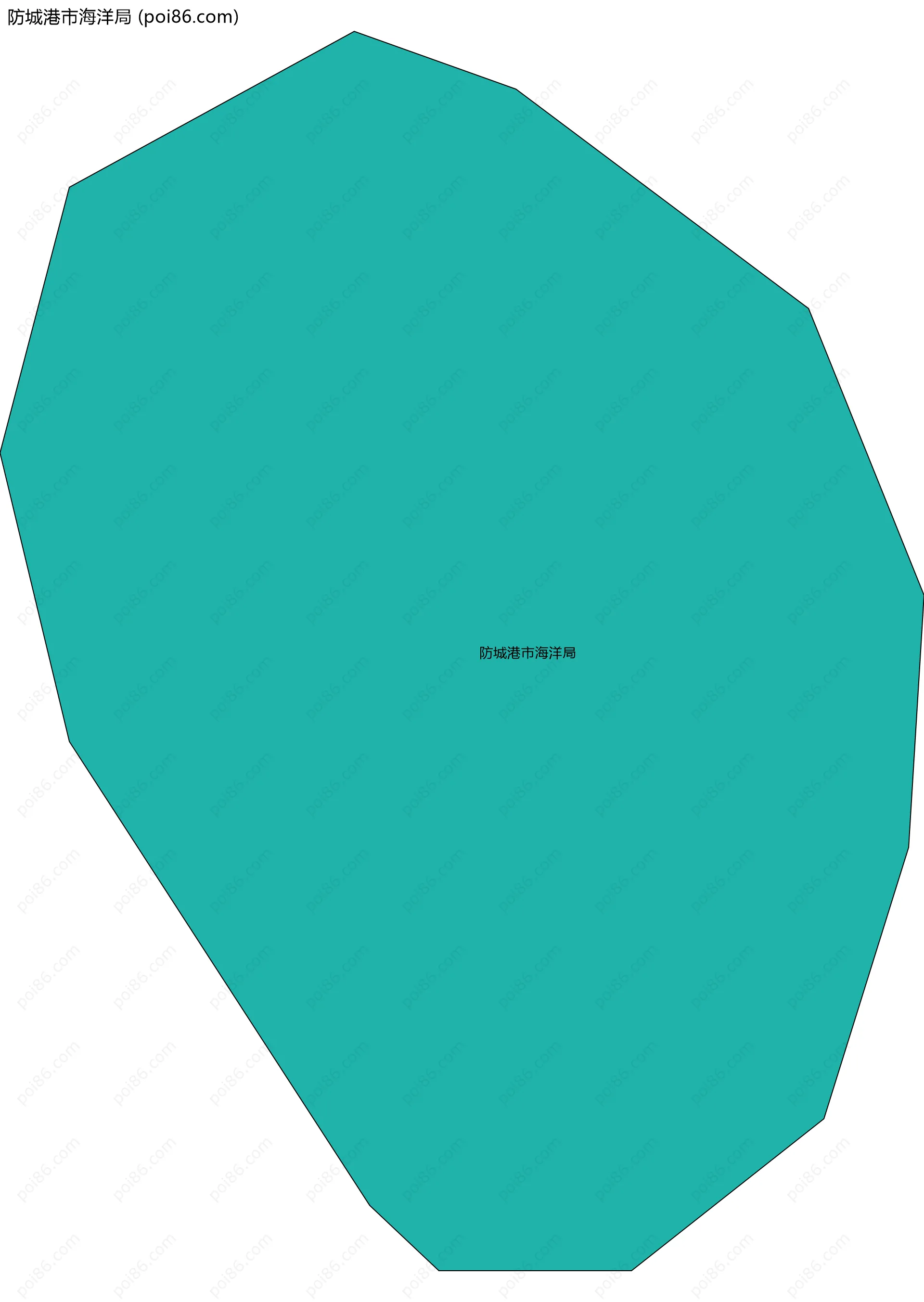 防城港市海洋局边界地图