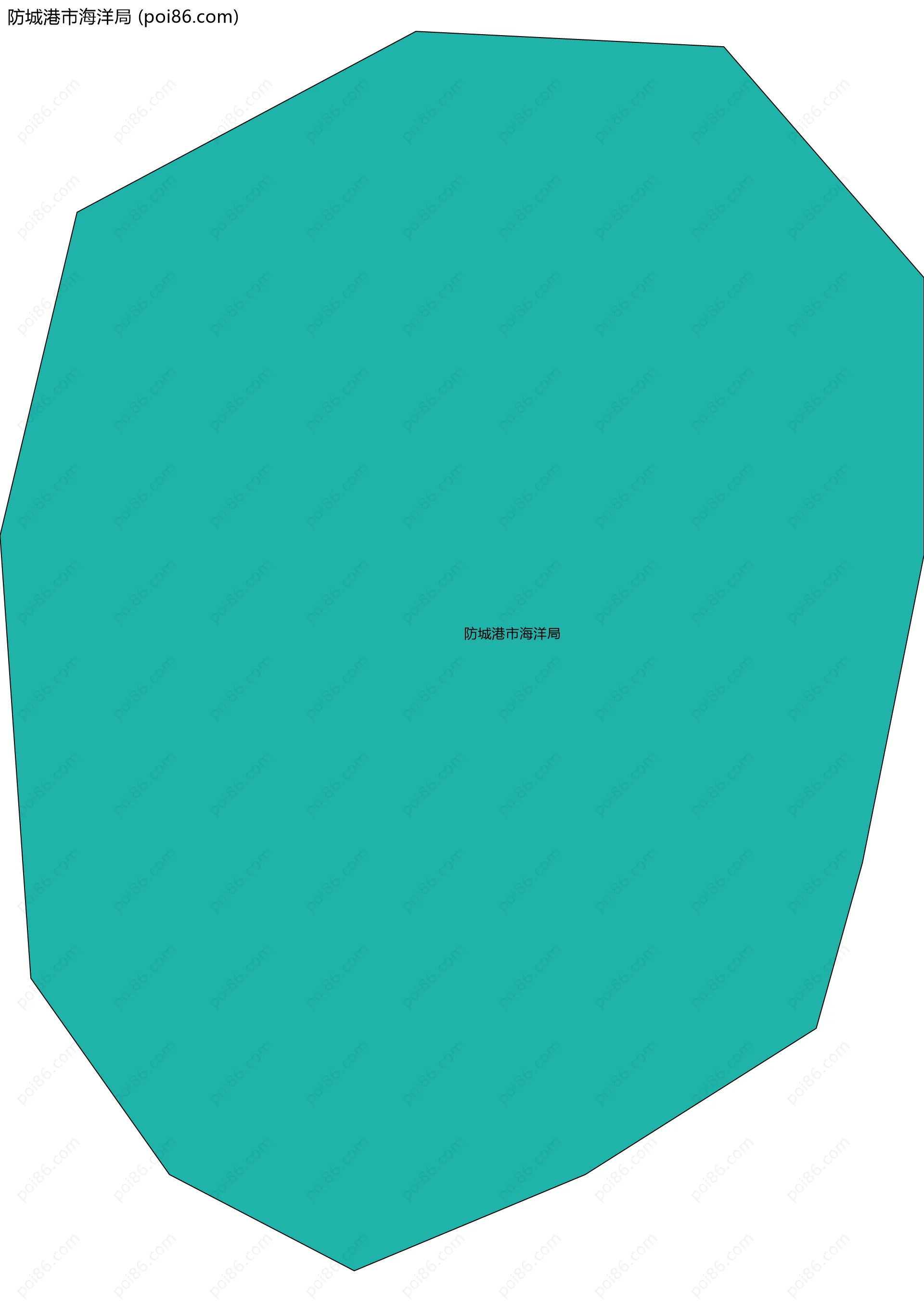 防城港市海洋局边界地图