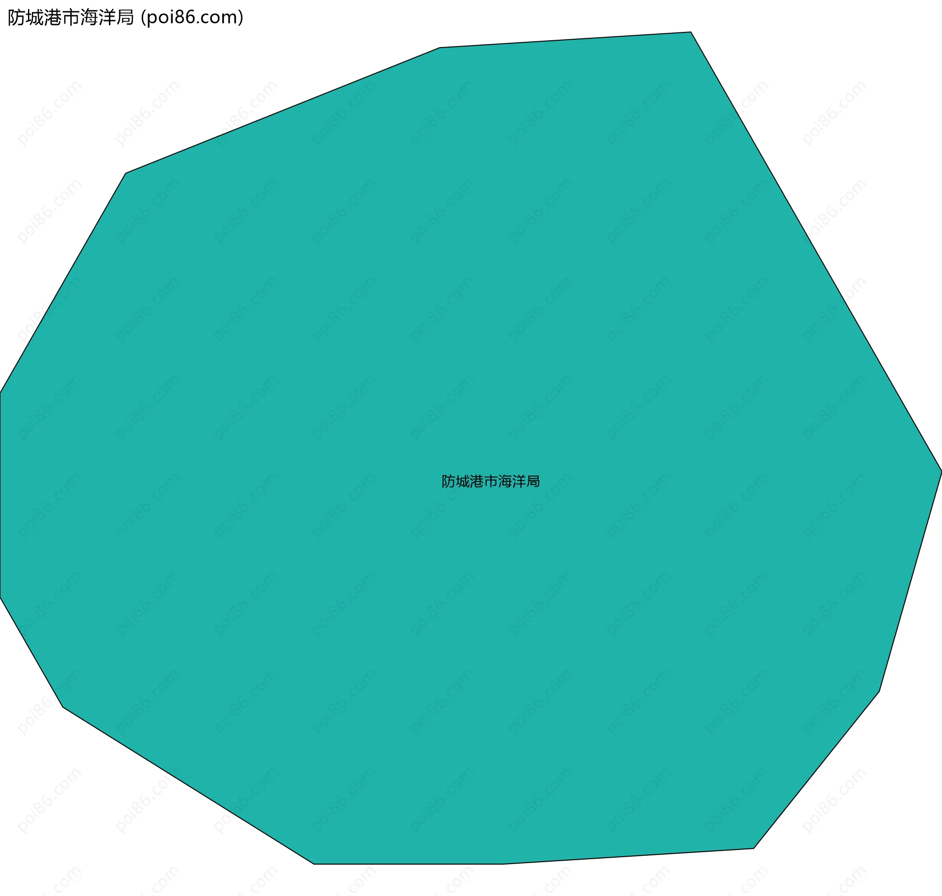 防城港市海洋局边界地图