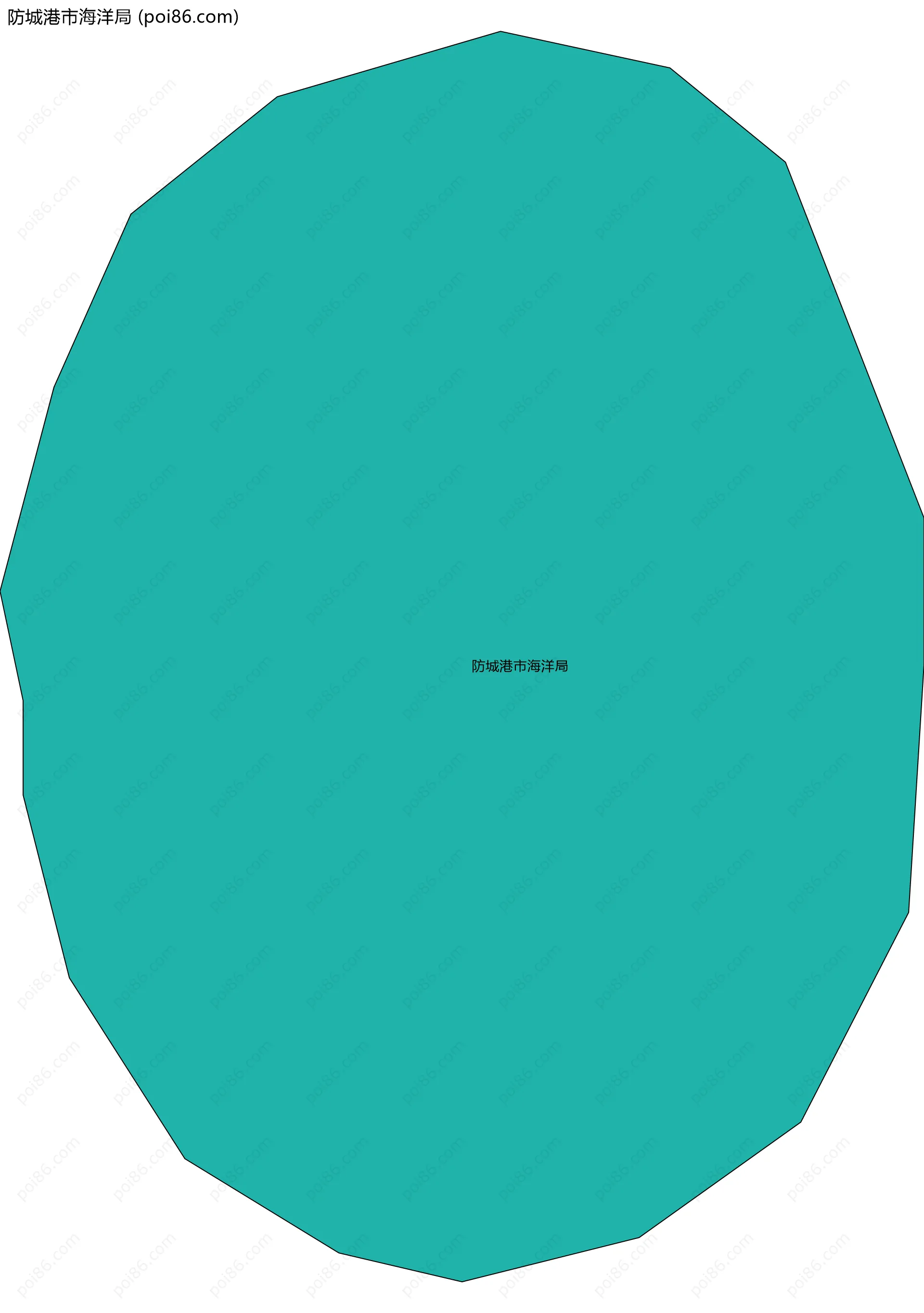防城港市海洋局边界地图