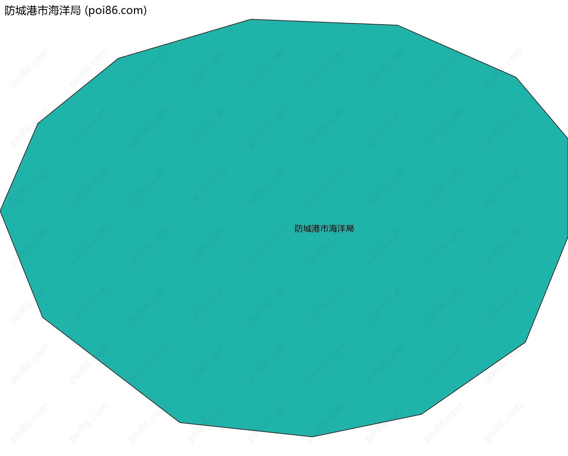 防城港市海洋局边界地图