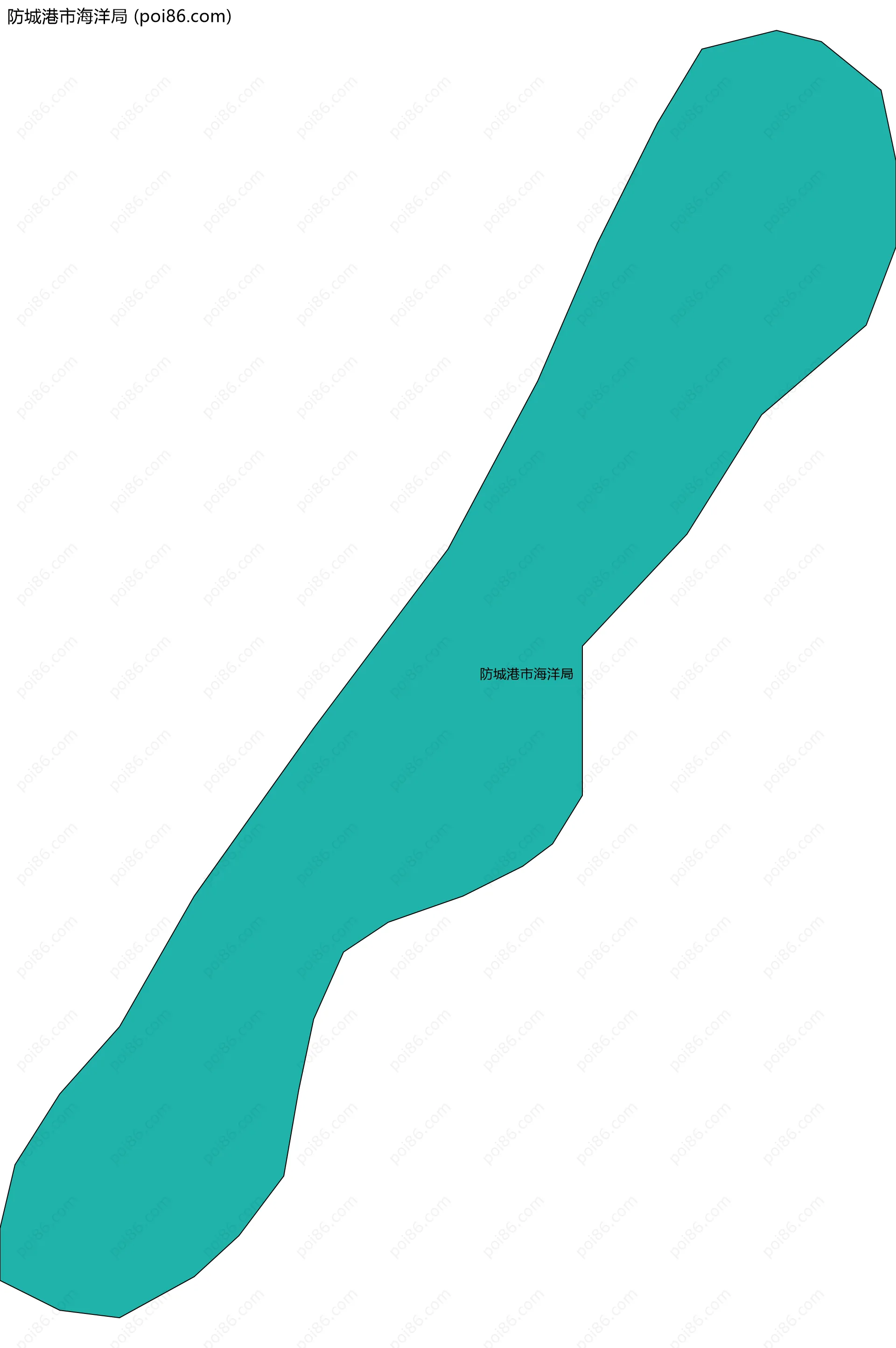 防城港市海洋局边界地图