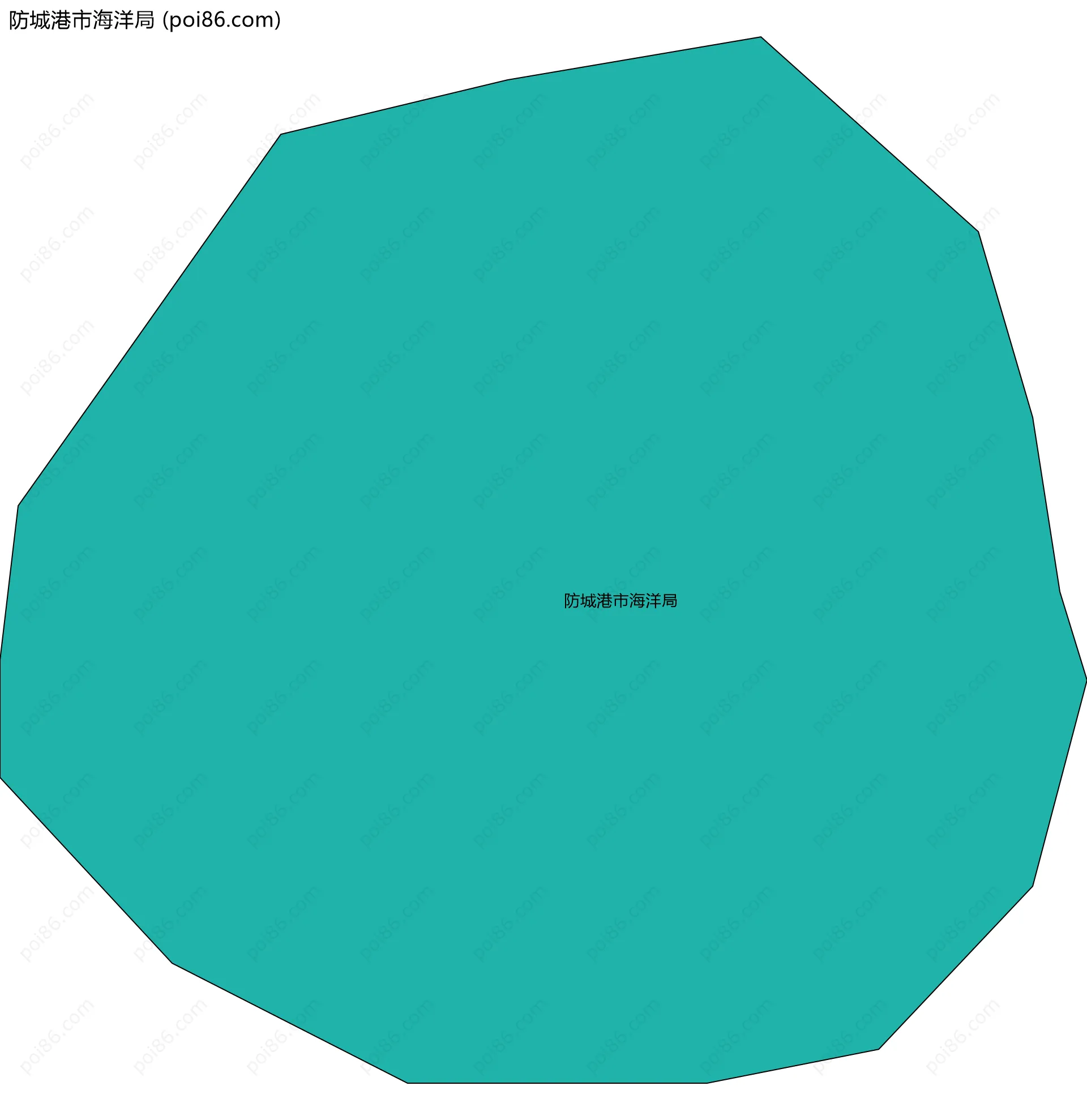 防城港市海洋局边界地图