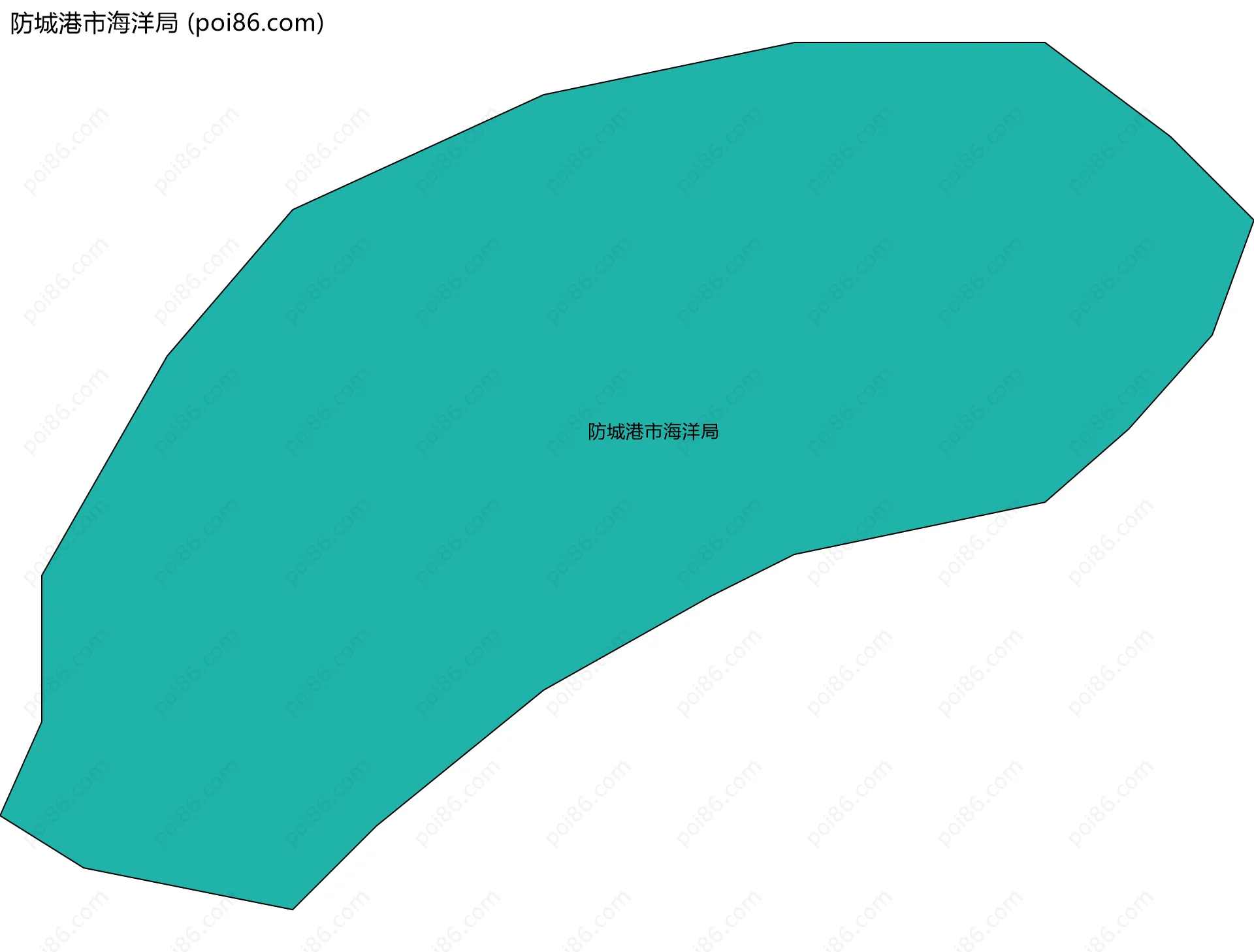 防城港市海洋局边界地图