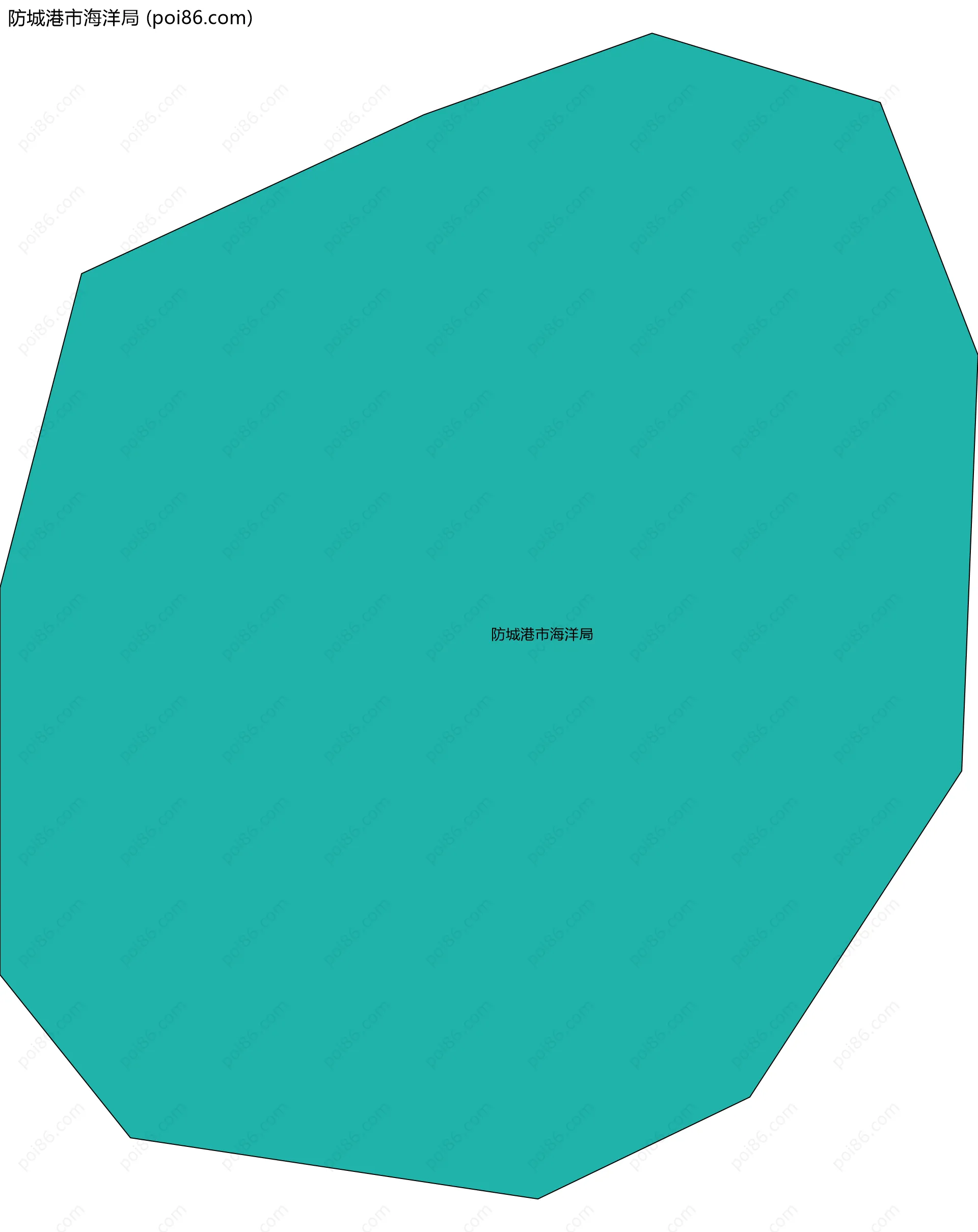 防城港市海洋局边界地图