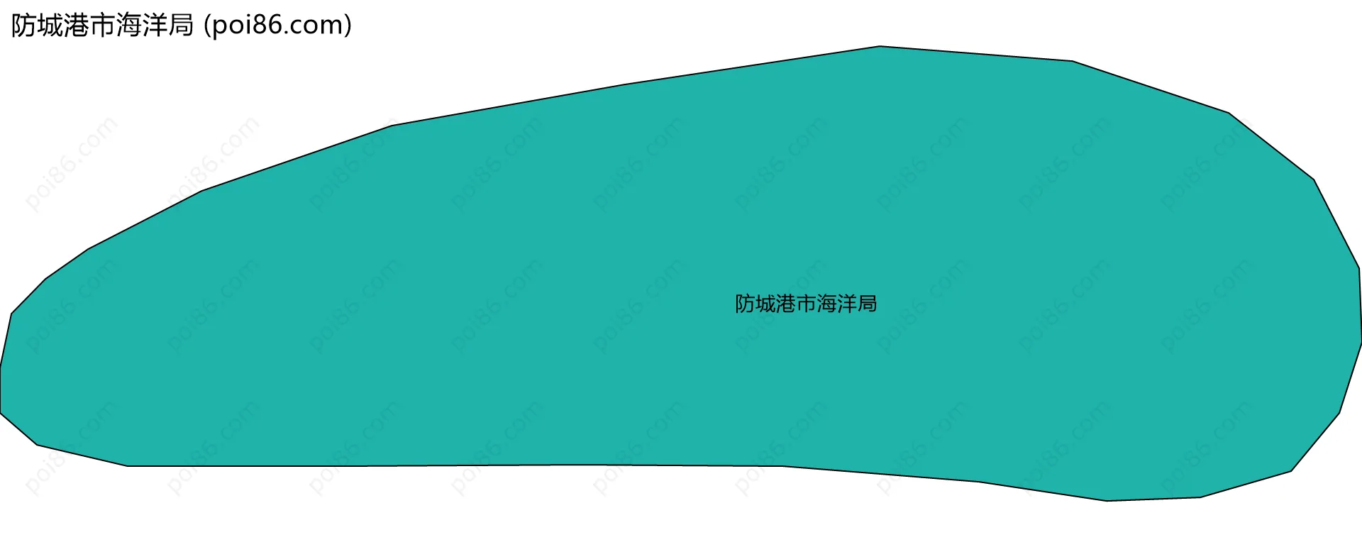 防城港市海洋局边界地图