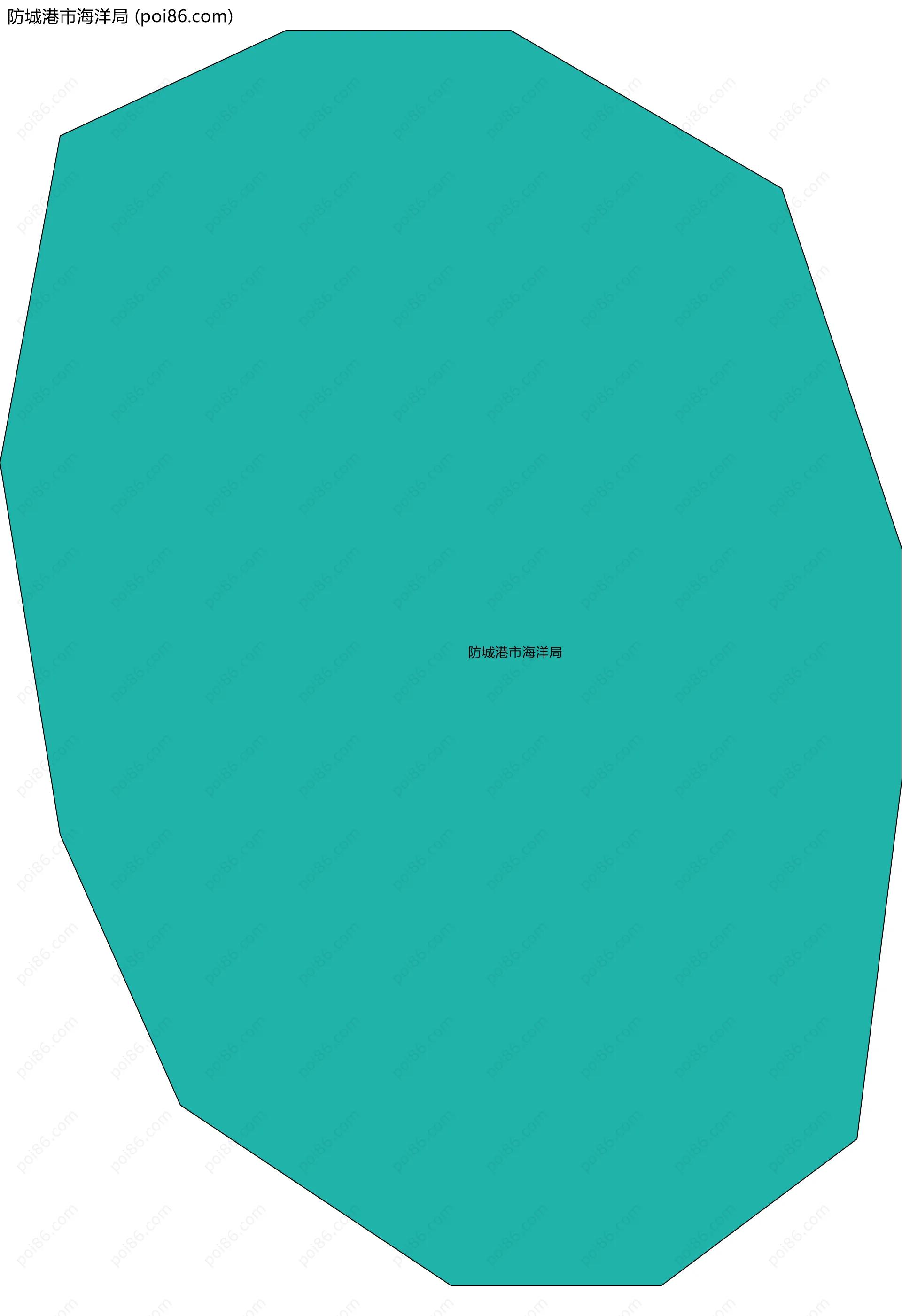 防城港市海洋局边界地图