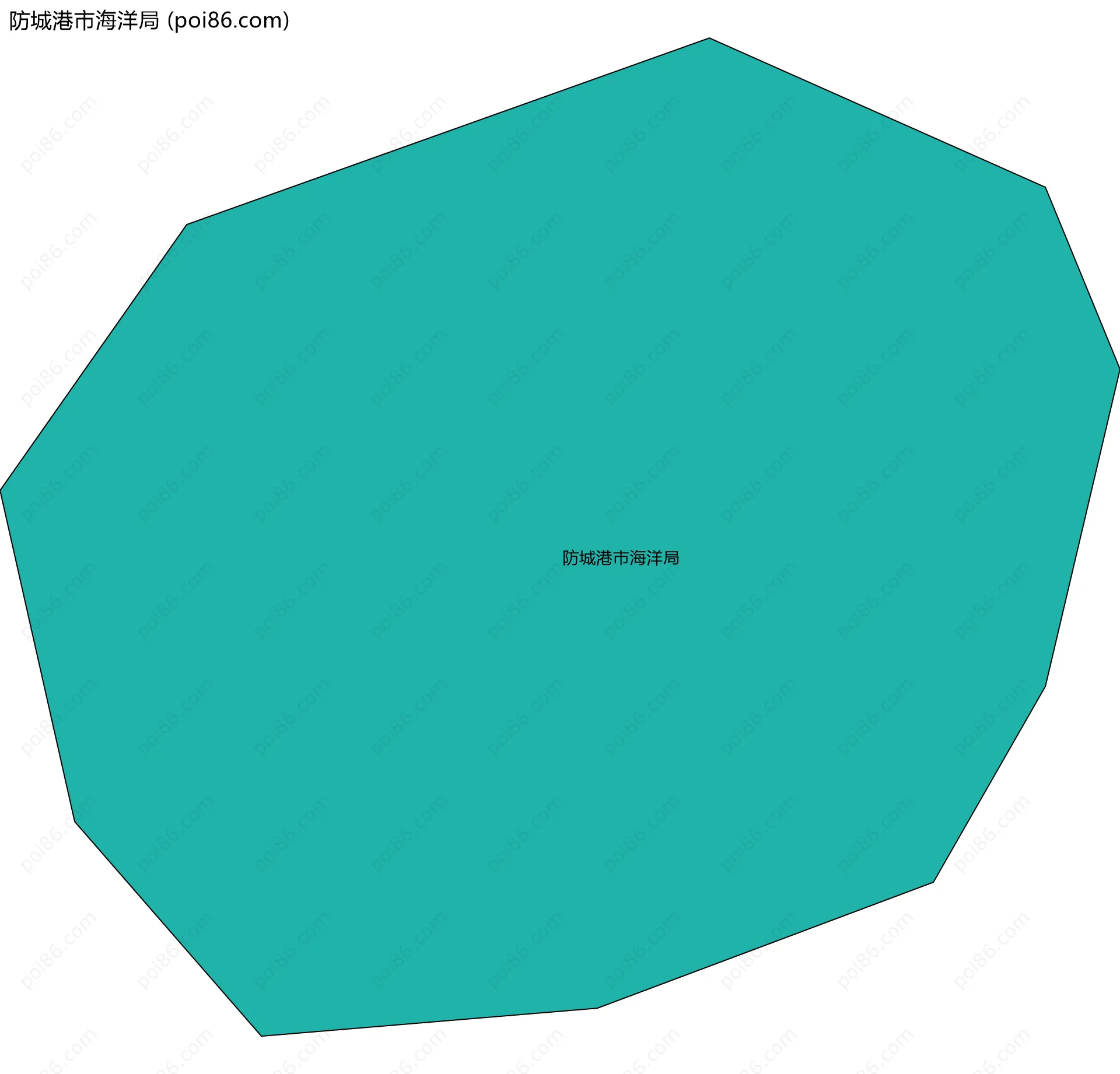 防城港市海洋局边界地图