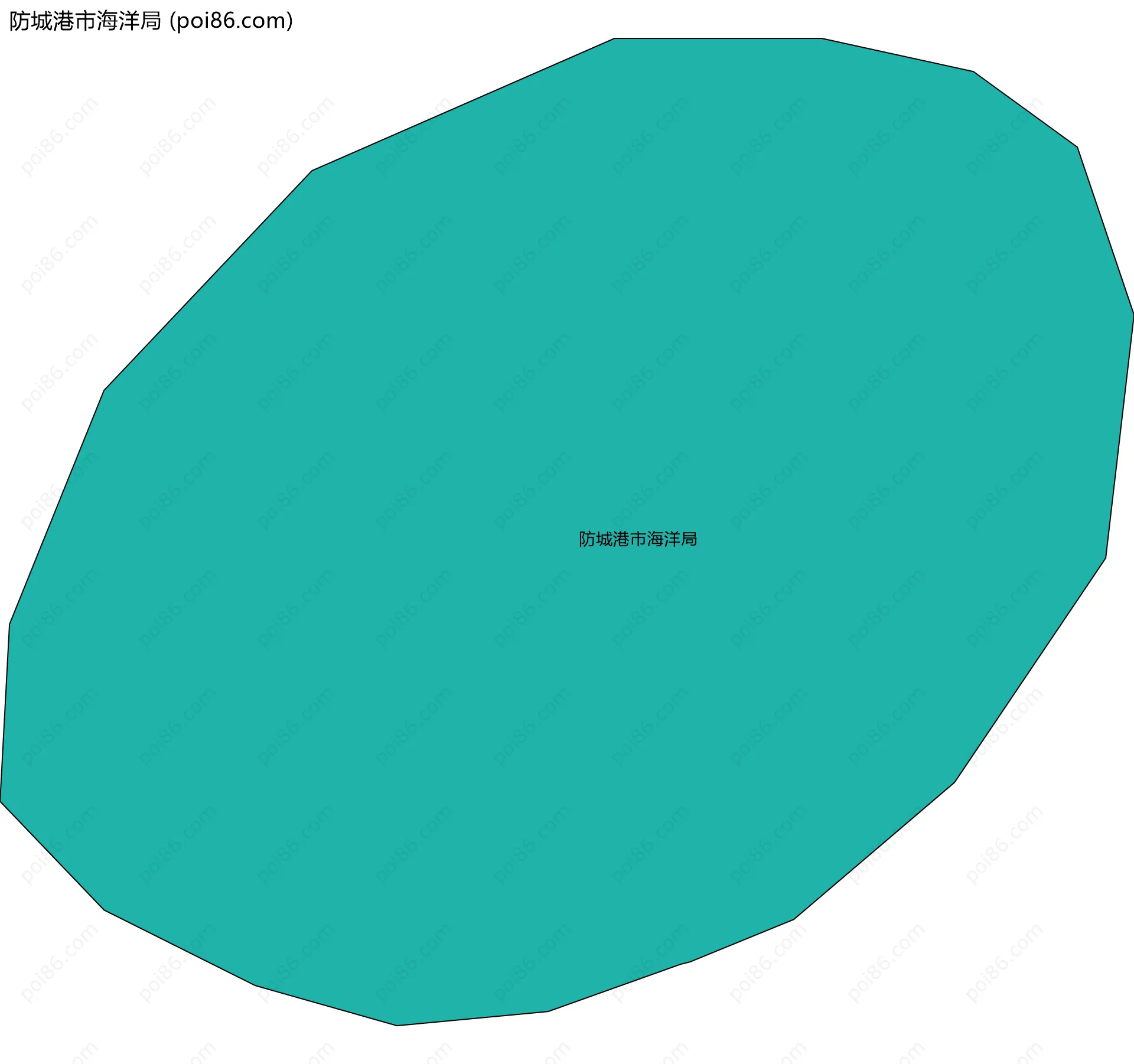 防城港市海洋局边界地图