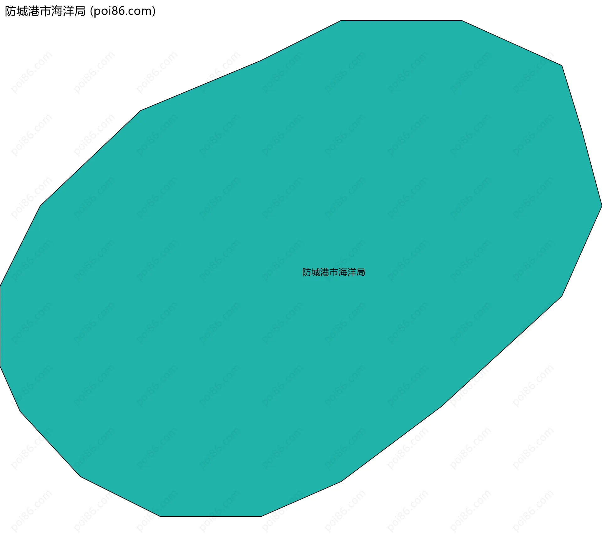 防城港市海洋局边界地图