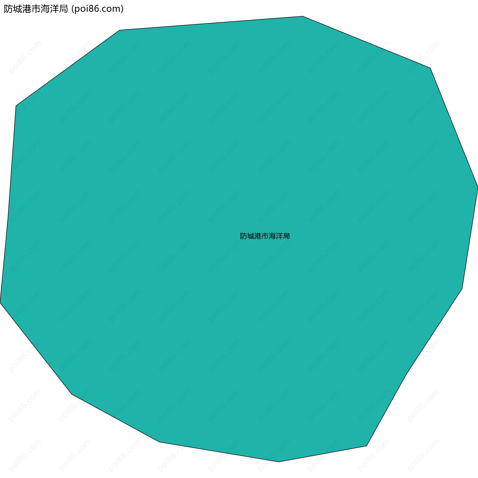 防城港市海洋局边界地图