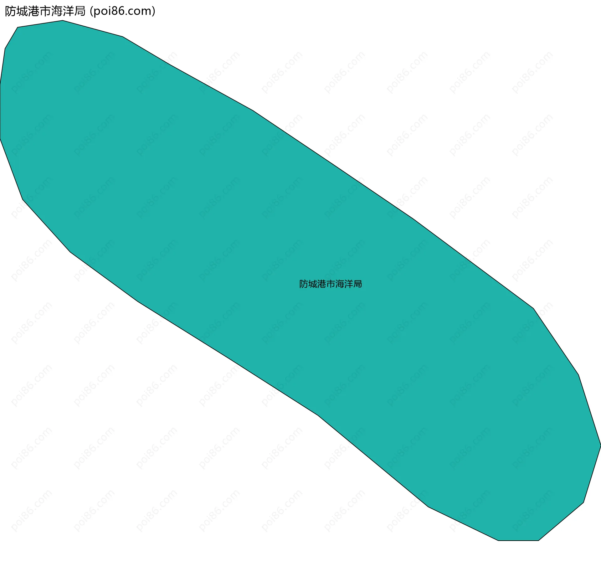 防城港市海洋局边界地图