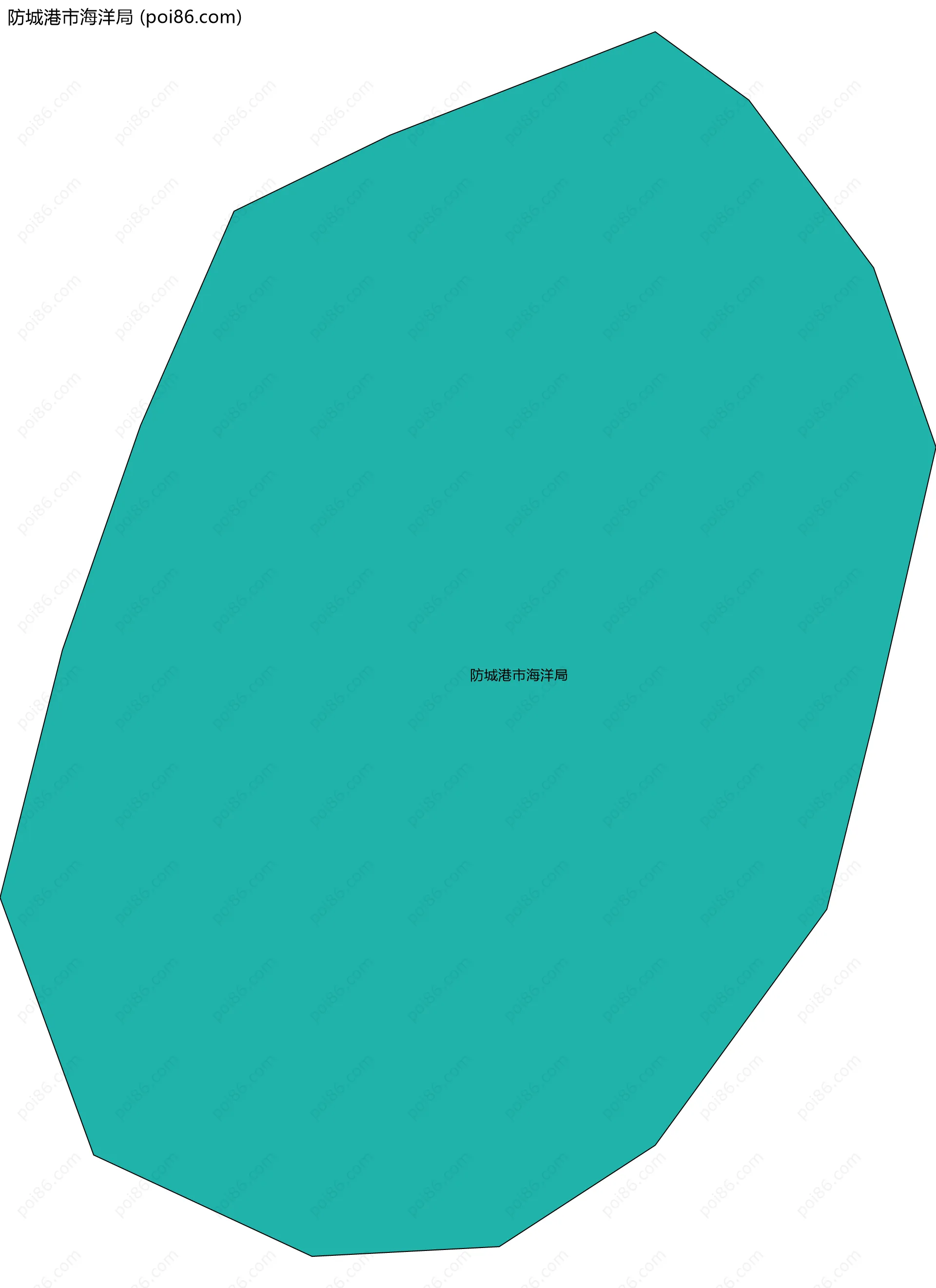 防城港市海洋局边界地图