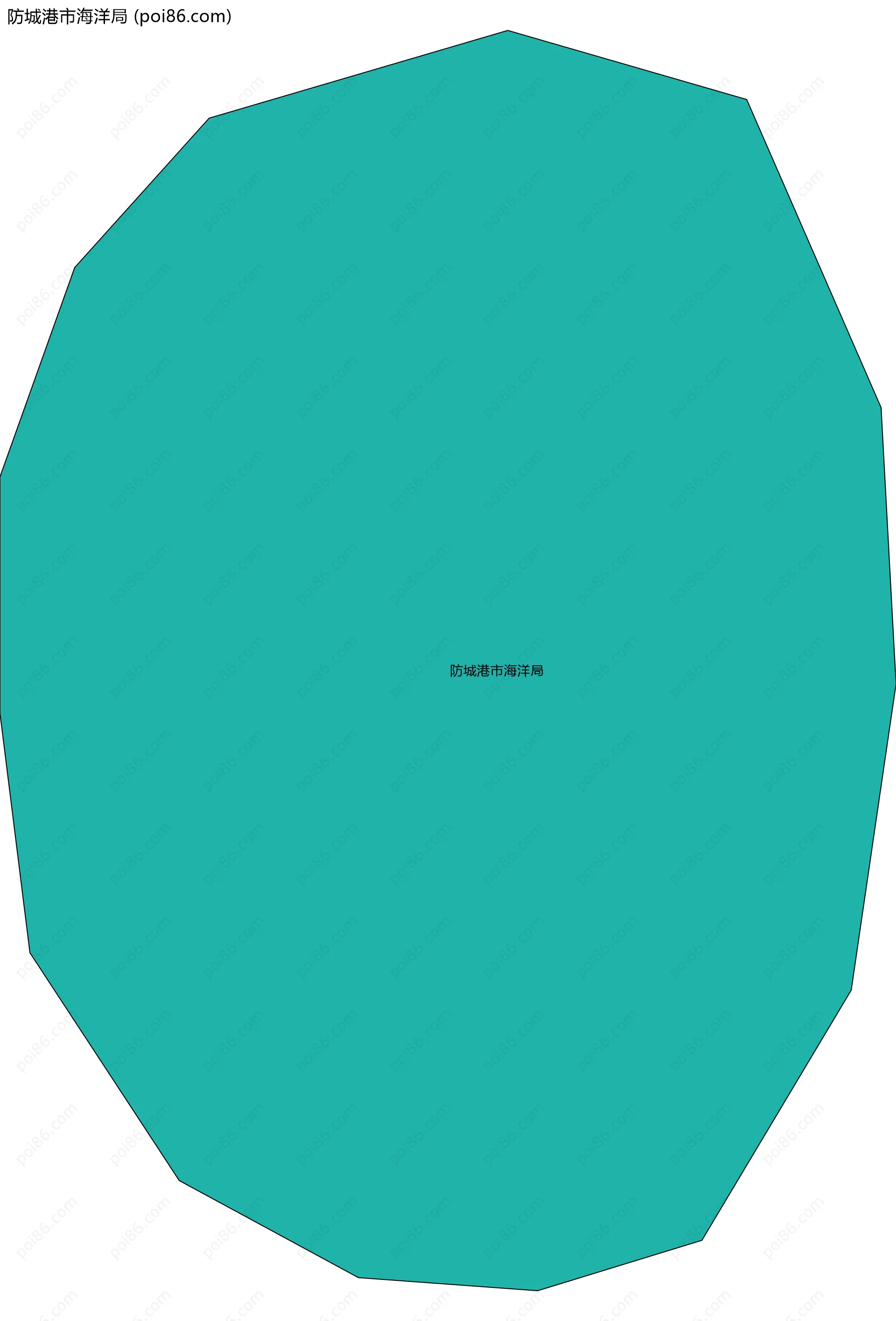 防城港市海洋局边界地图