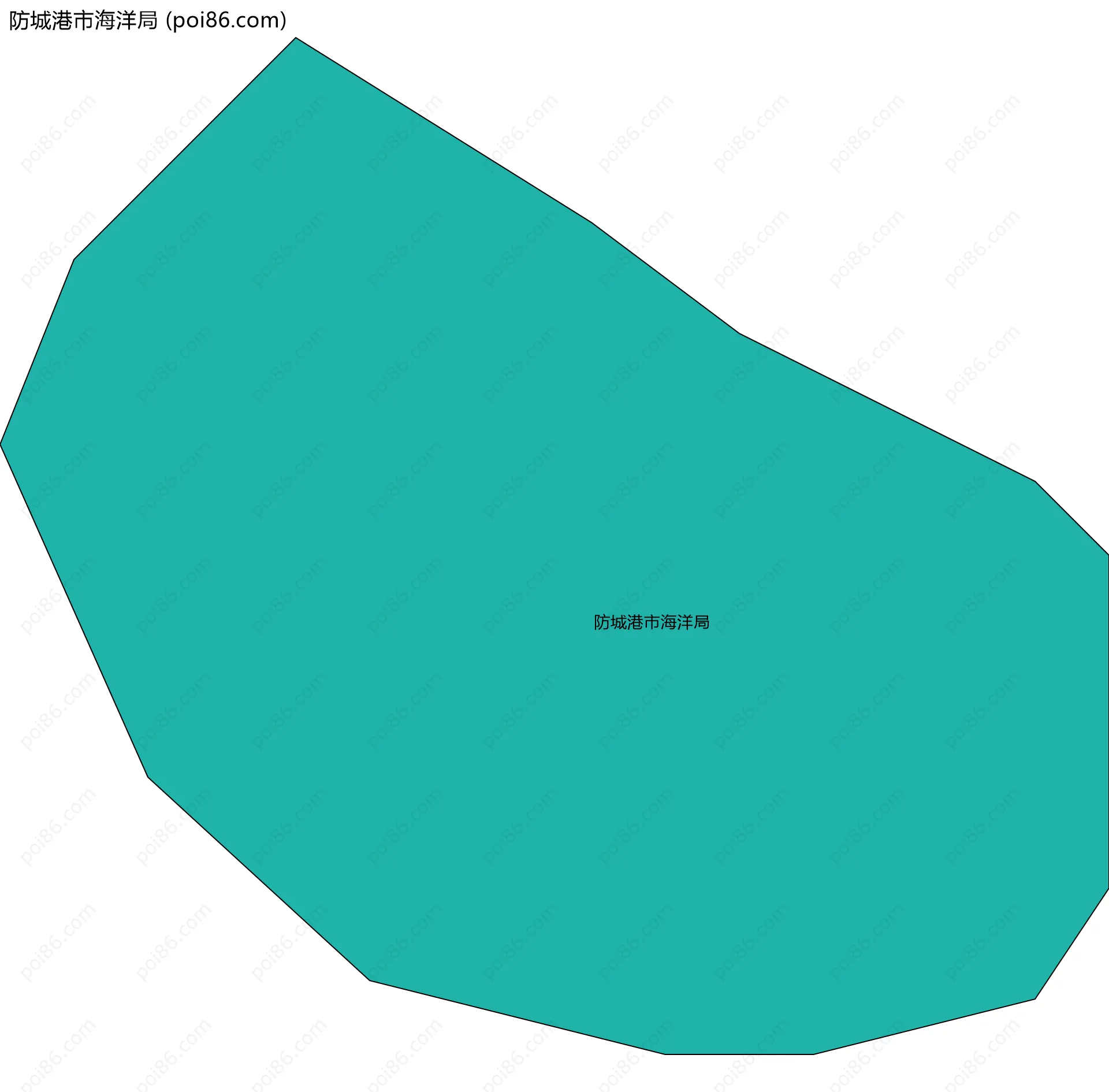 防城港市海洋局边界地图