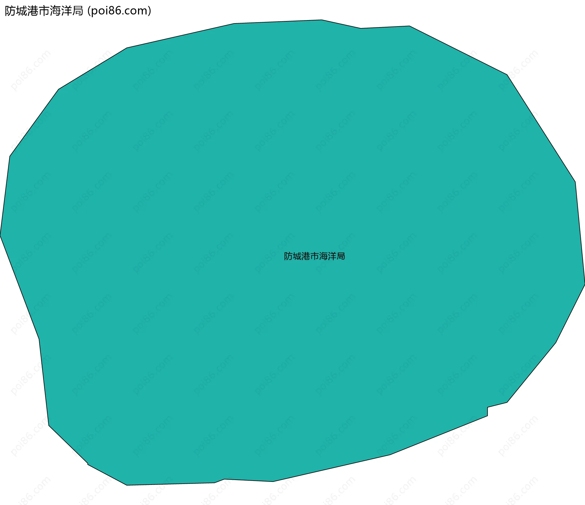 防城港市海洋局边界地图