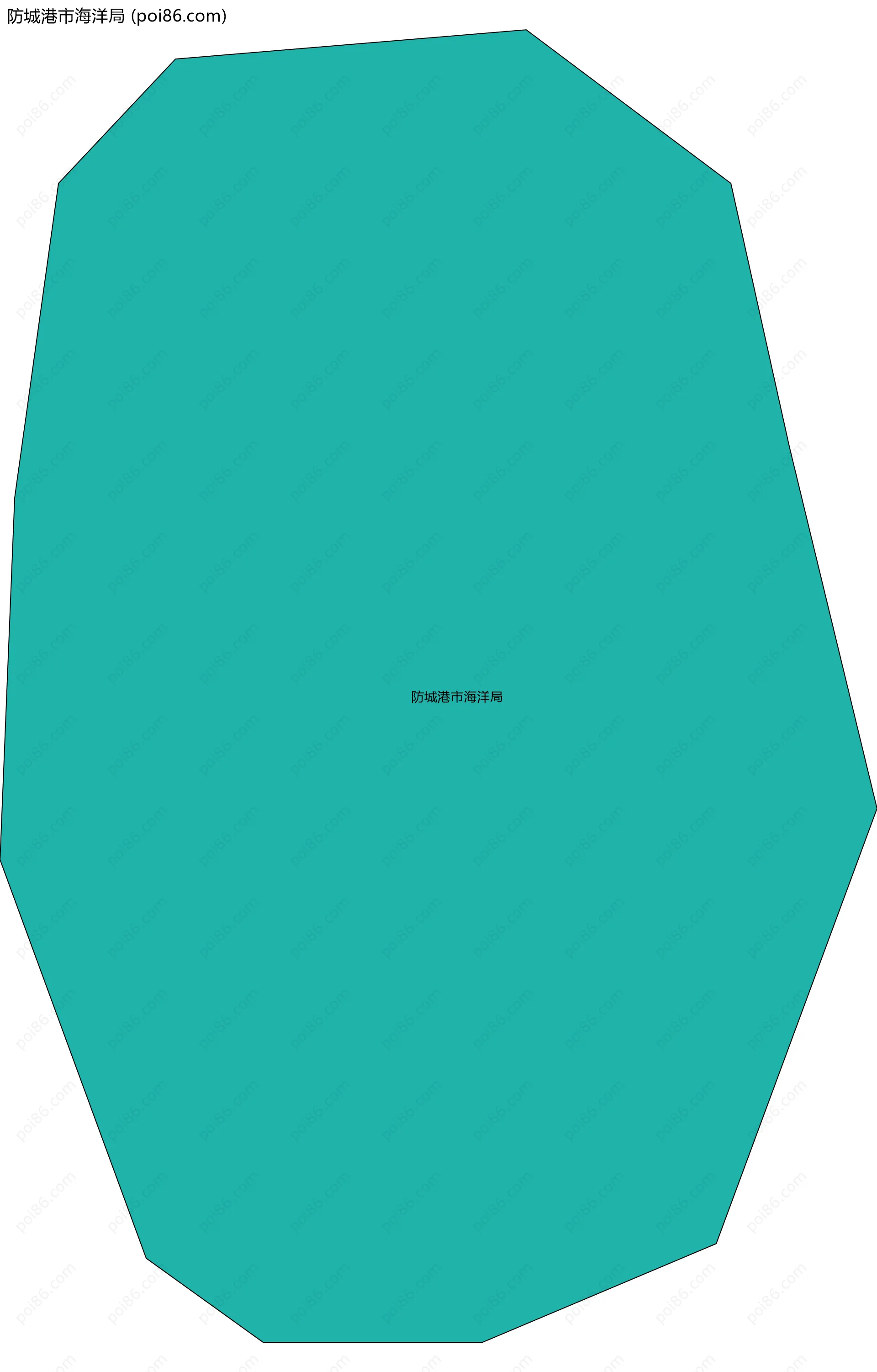 防城港市海洋局边界地图