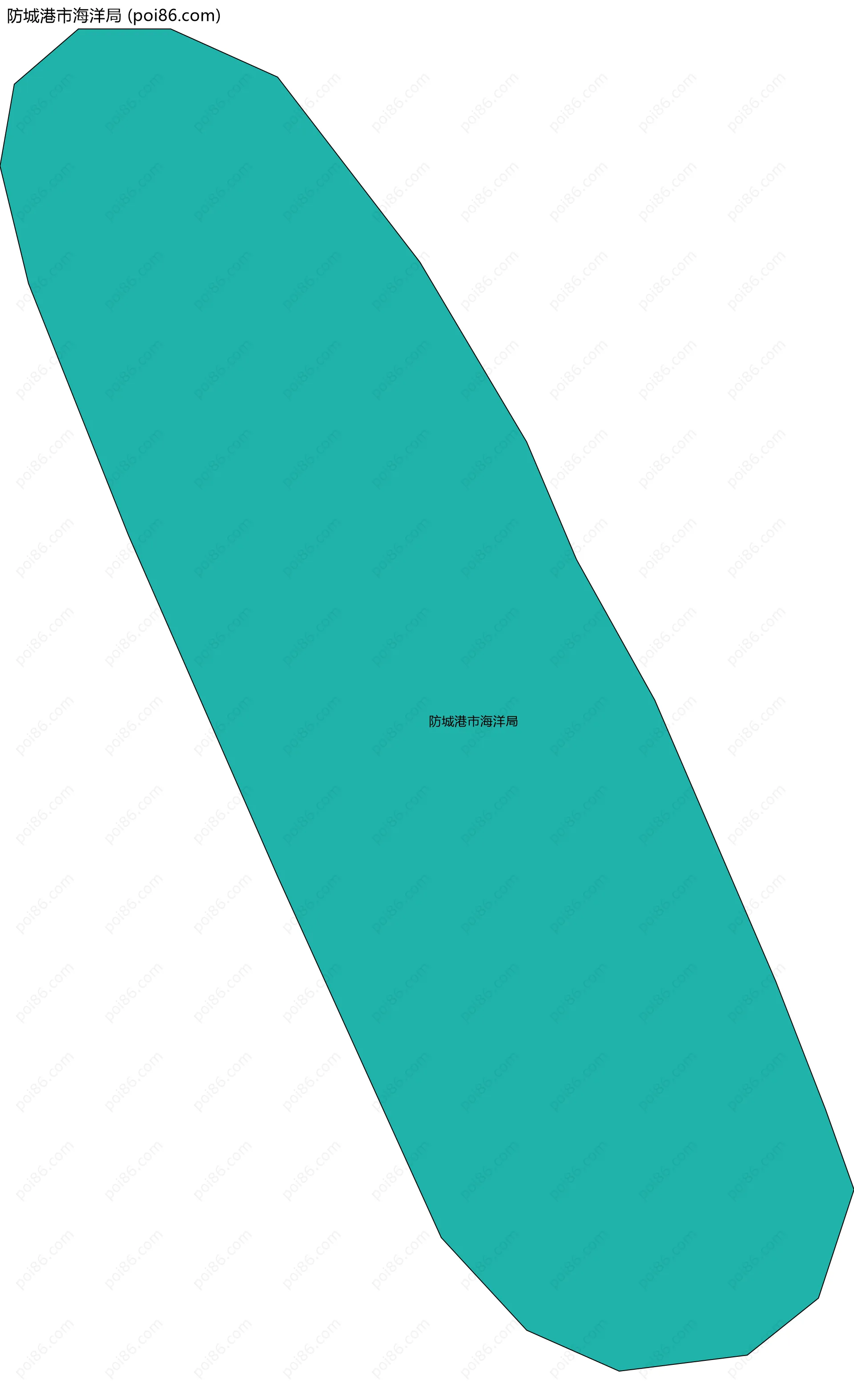 防城港市海洋局边界地图