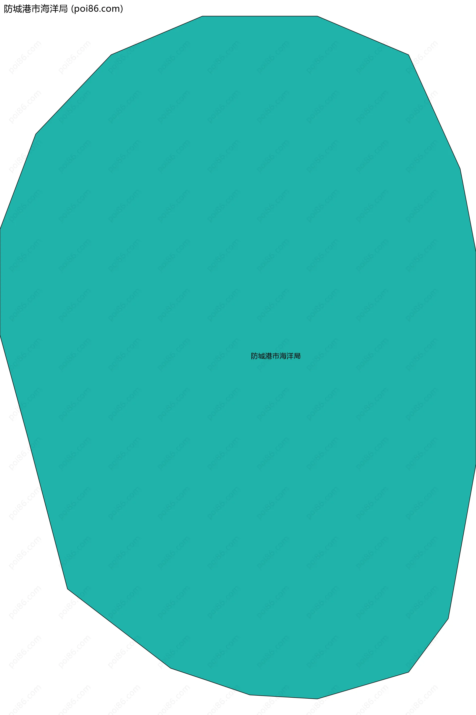 防城港市海洋局边界地图
