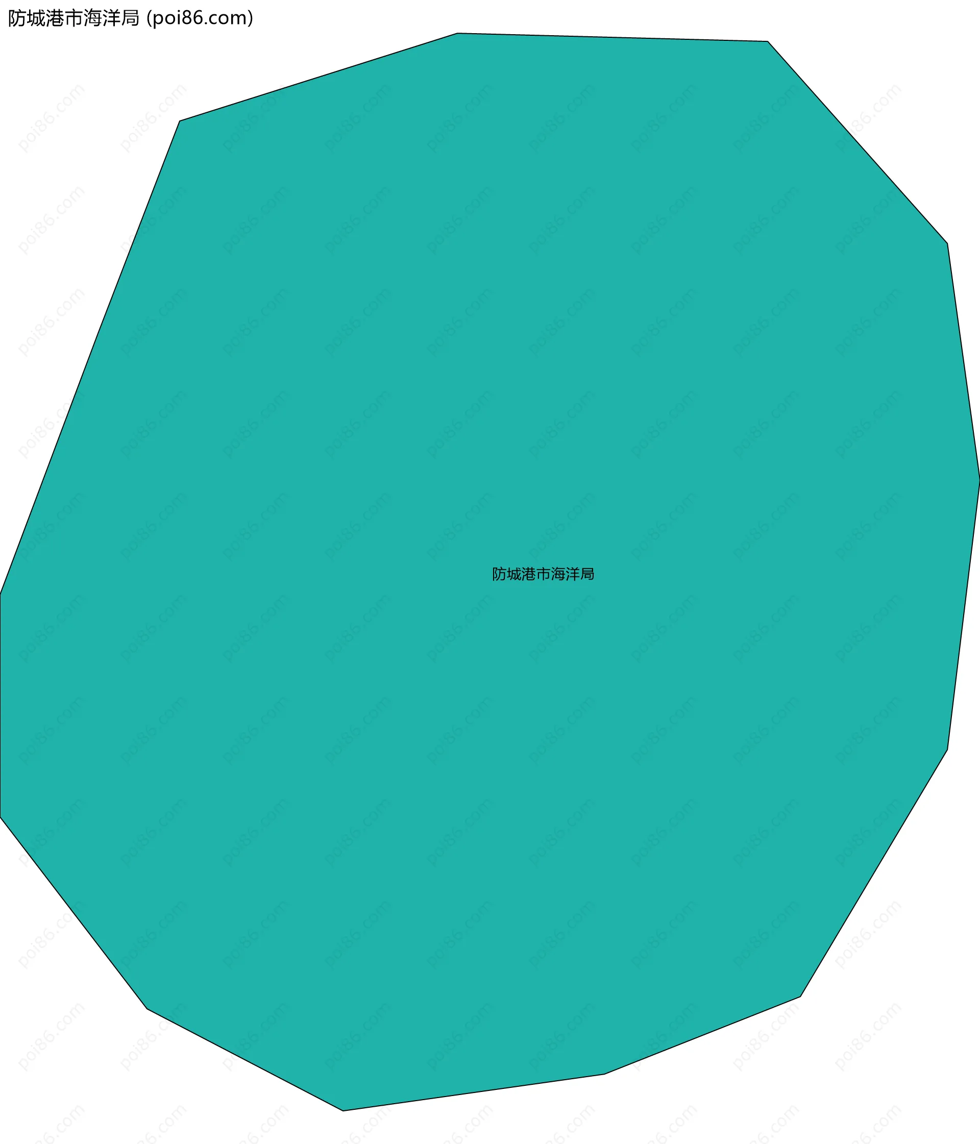 防城港市海洋局边界地图