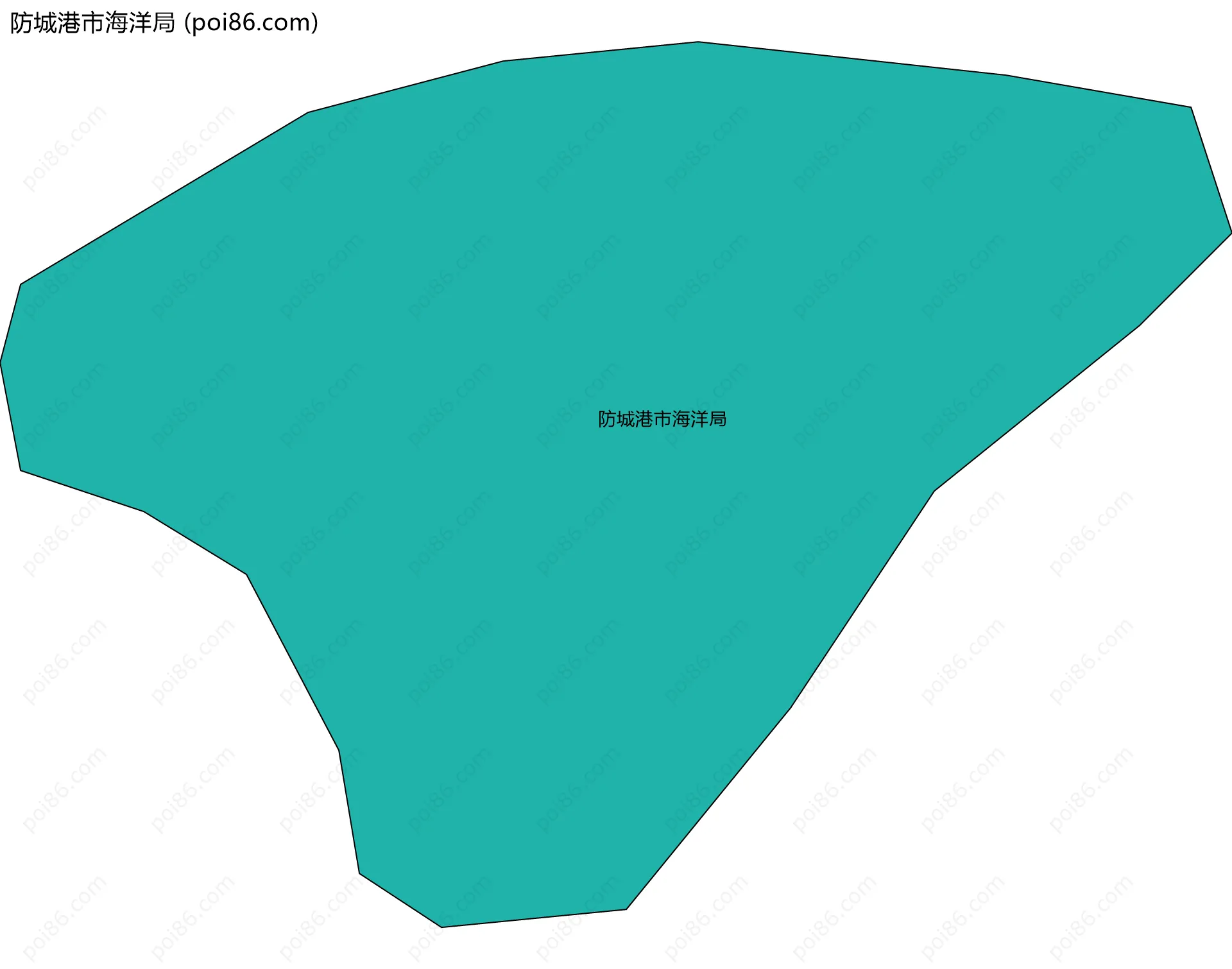 防城港市海洋局边界地图