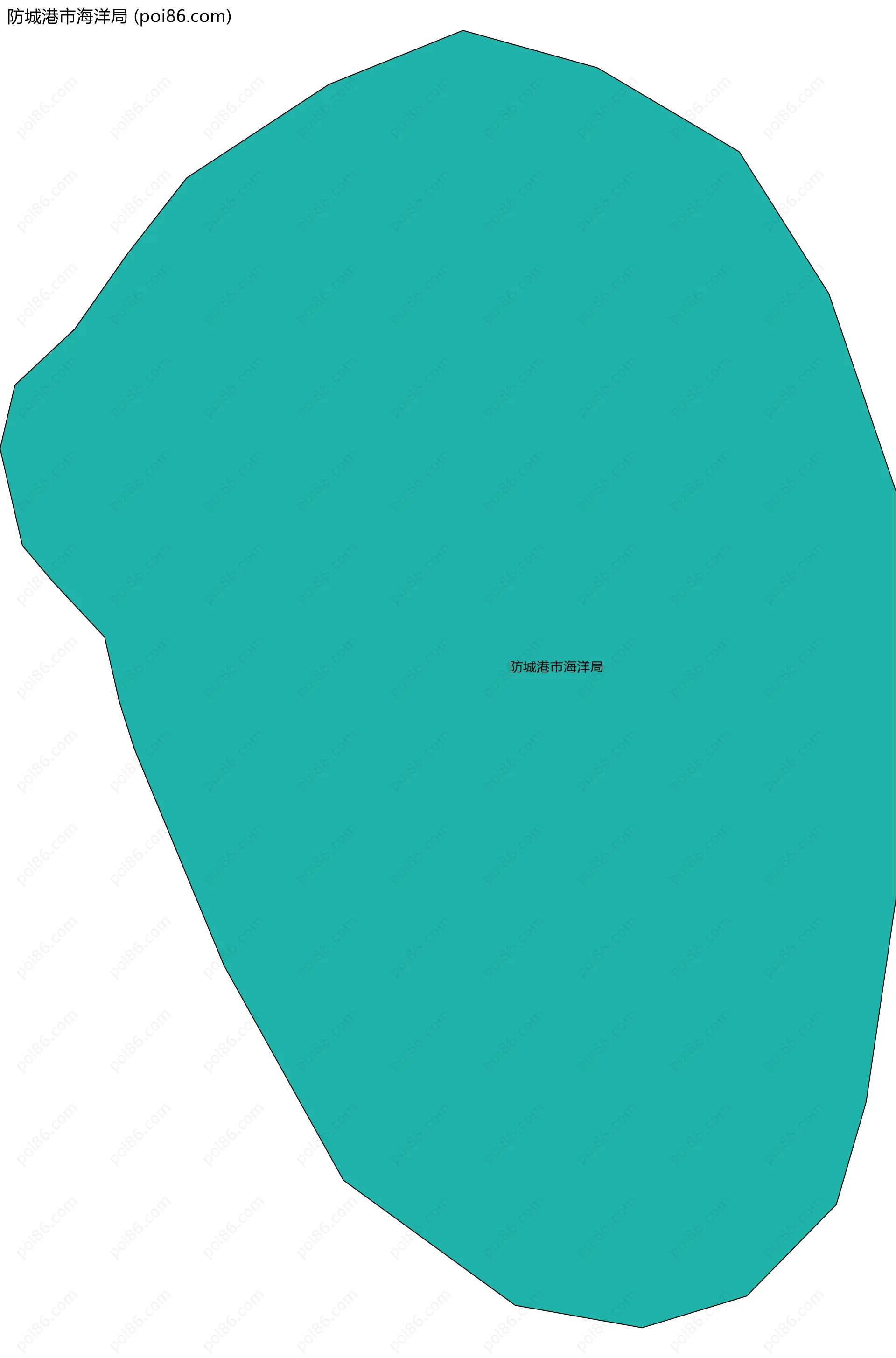 防城港市海洋局边界地图