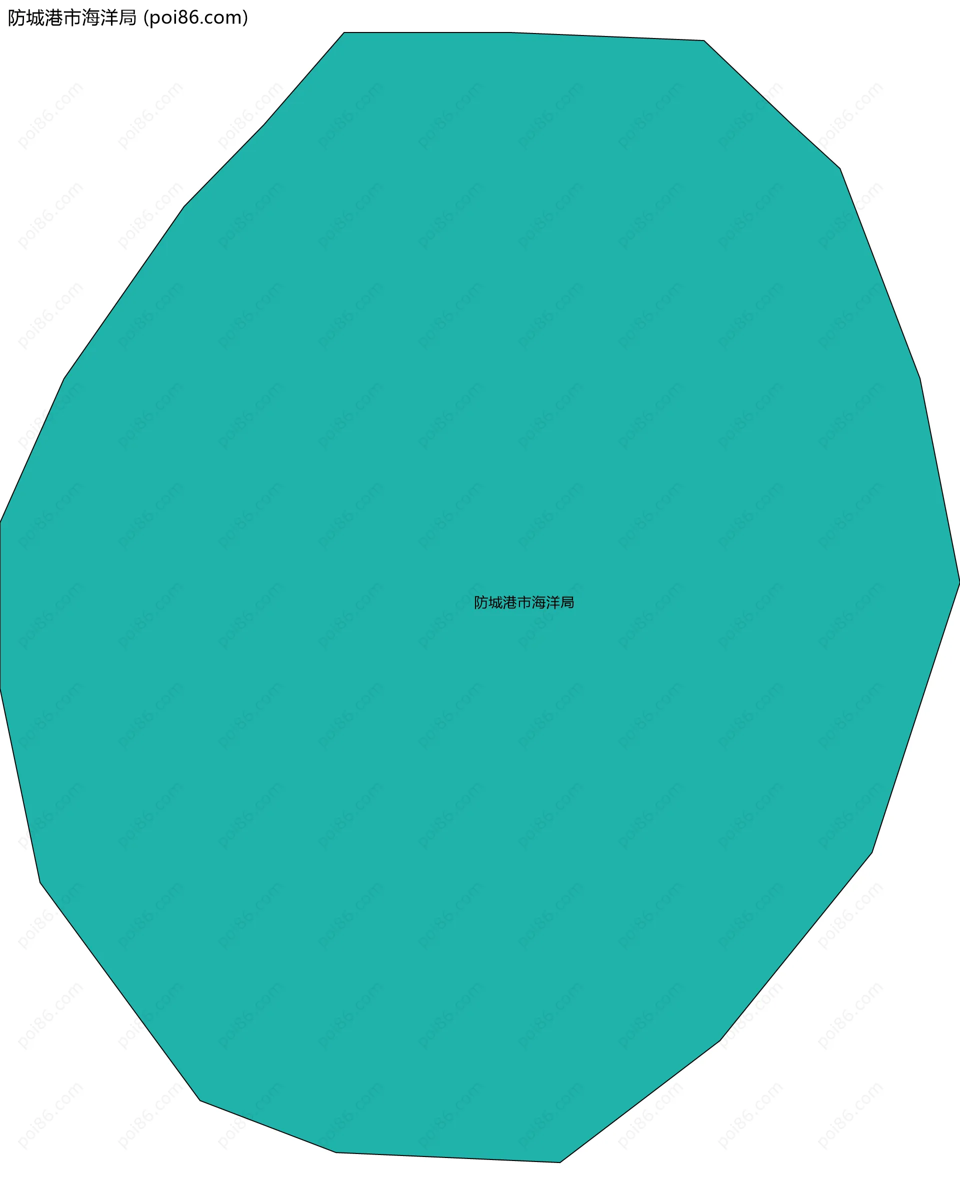防城港市海洋局边界地图