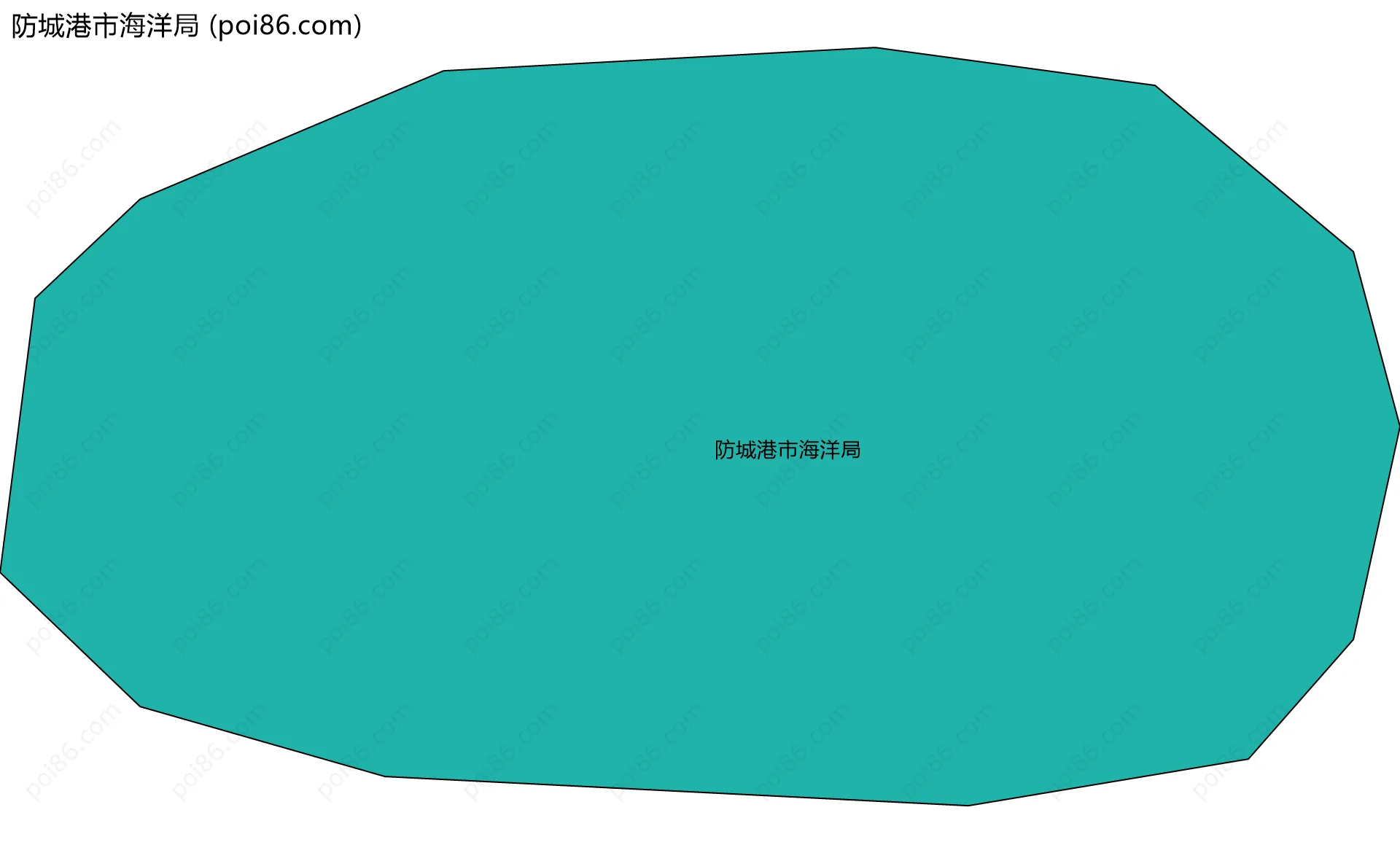 防城港市海洋局边界地图