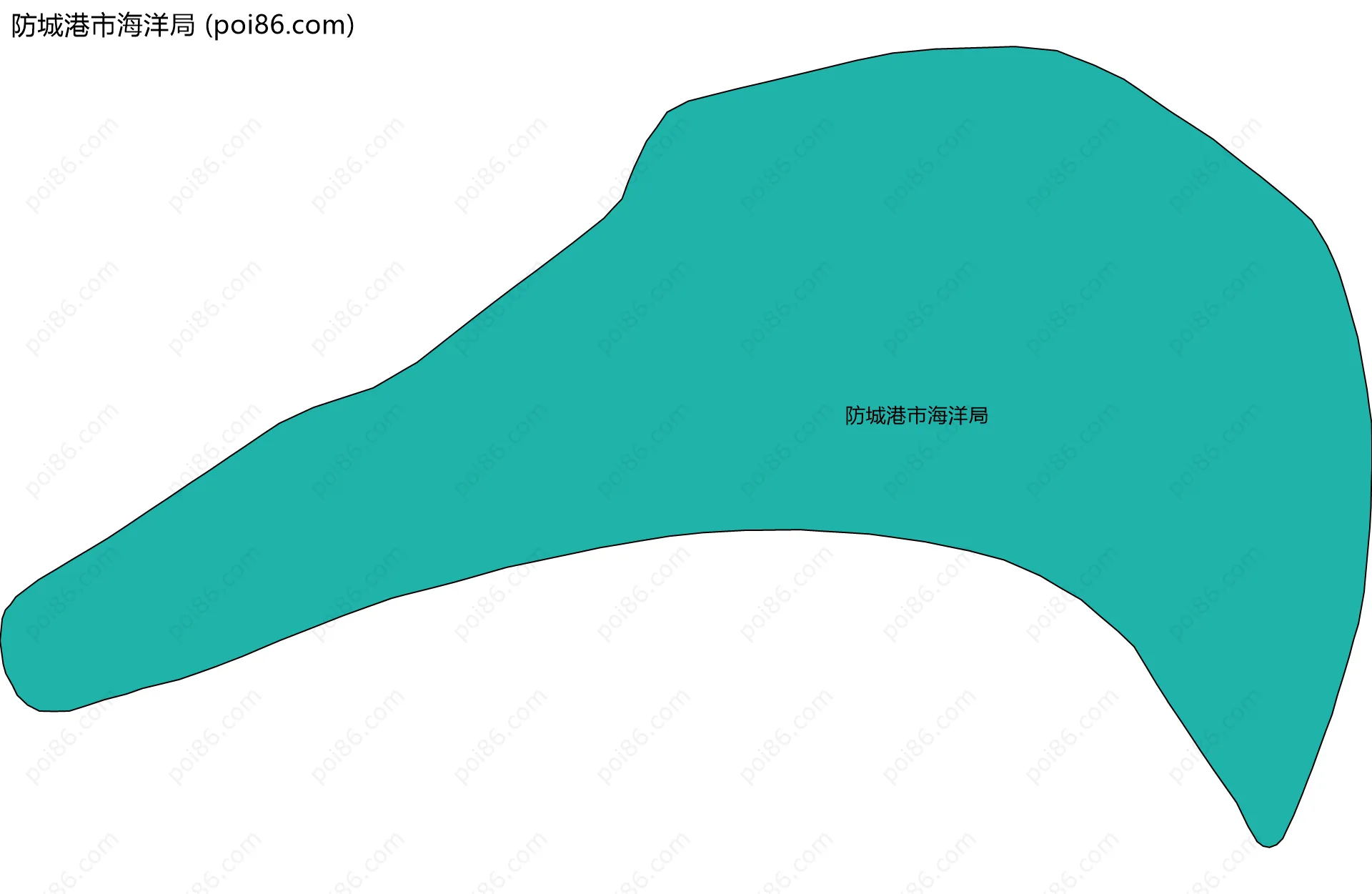 防城港市海洋局边界地图