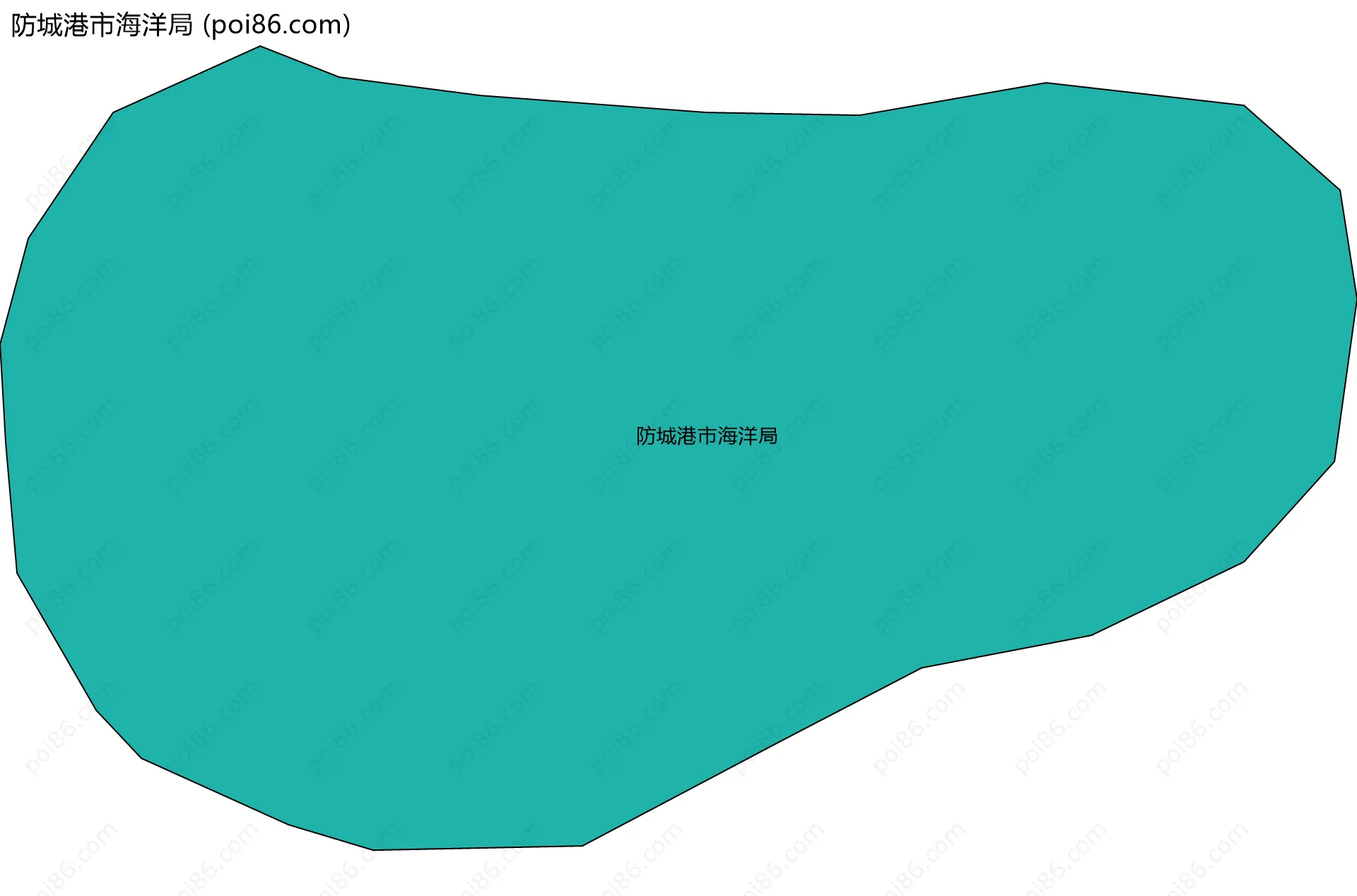 防城港市海洋局边界地图