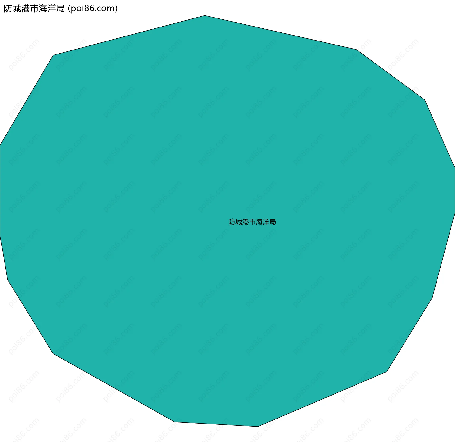 防城港市海洋局边界地图