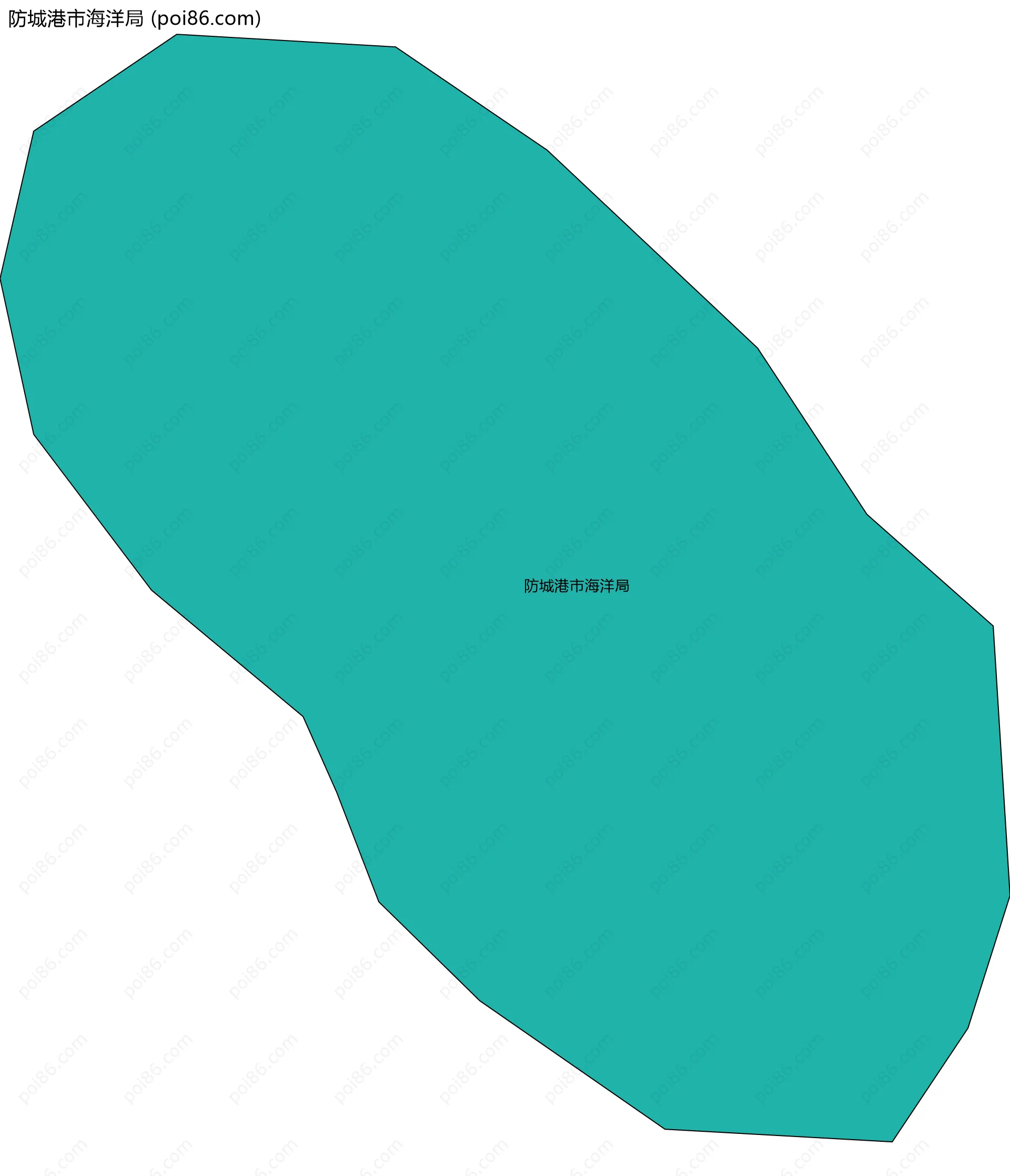防城港市海洋局边界地图