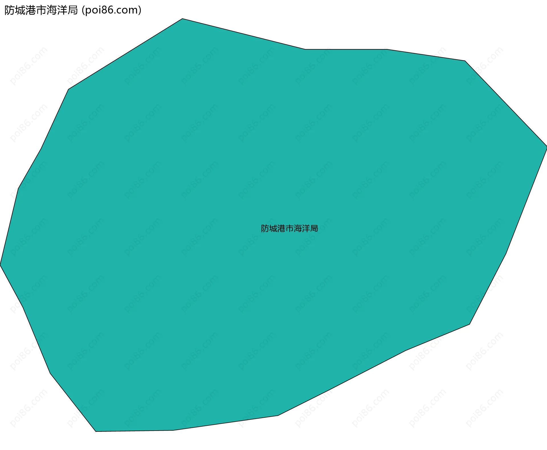 防城港市海洋局边界地图