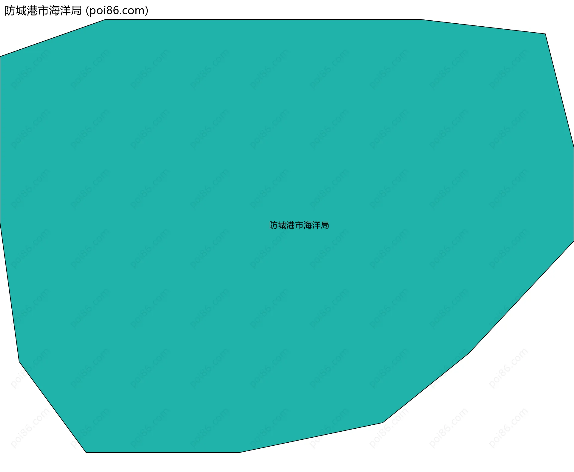 防城港市海洋局边界地图